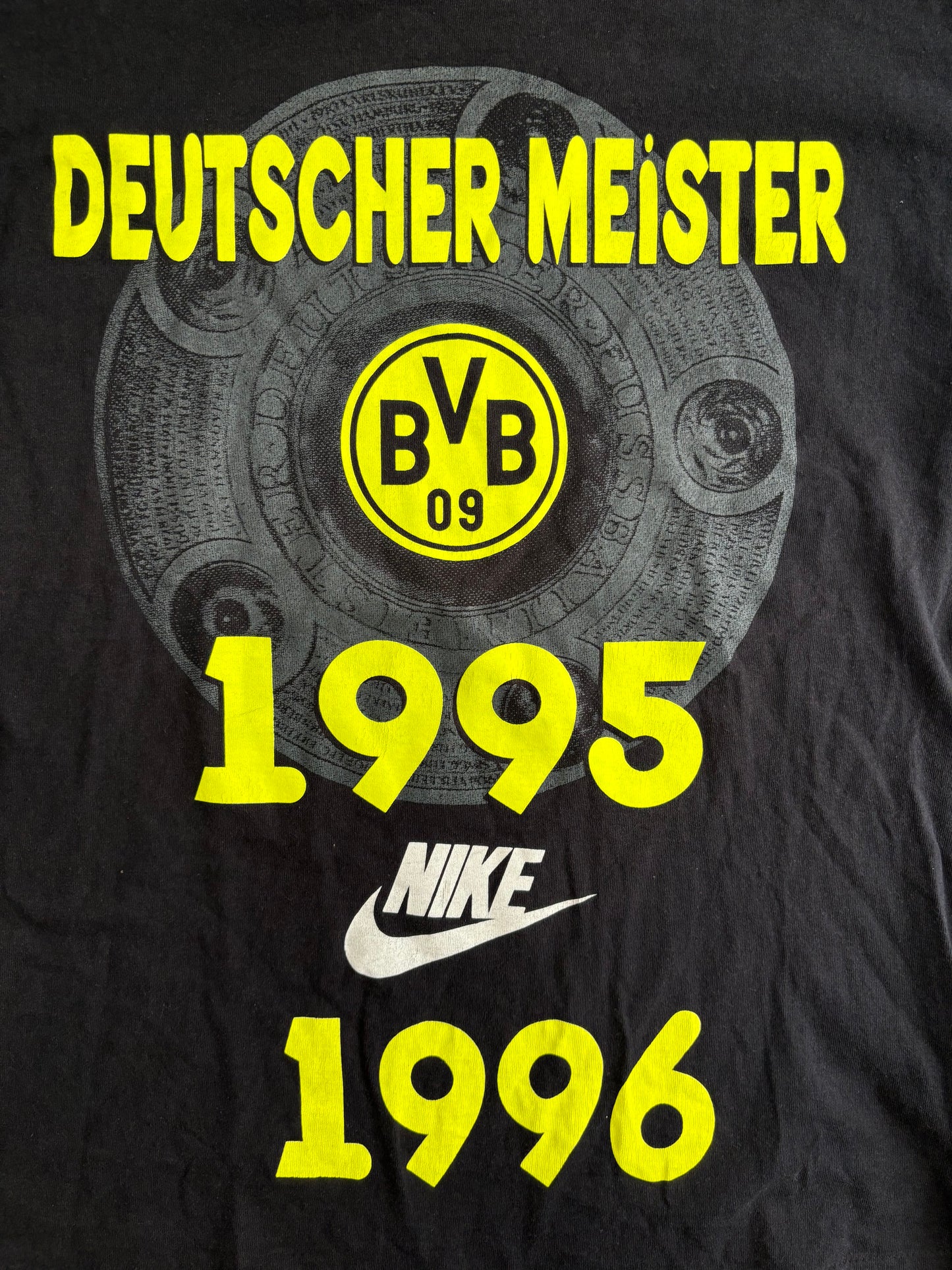 Camiseta Nike Borussia Dortmund Campeón Bundesliga 1996 Vintage - L