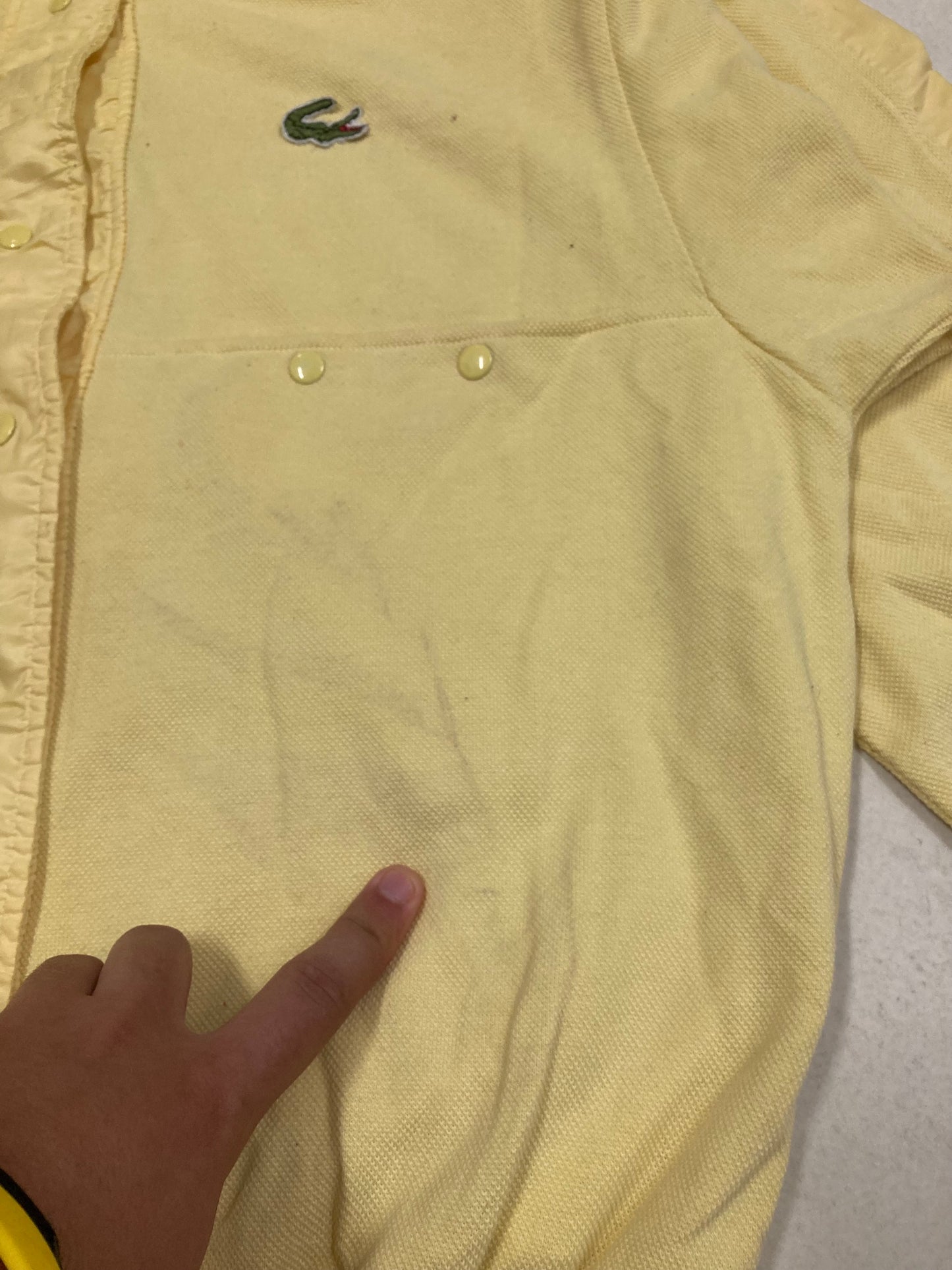 Half Zip Lacoste 80s Vintage - S
