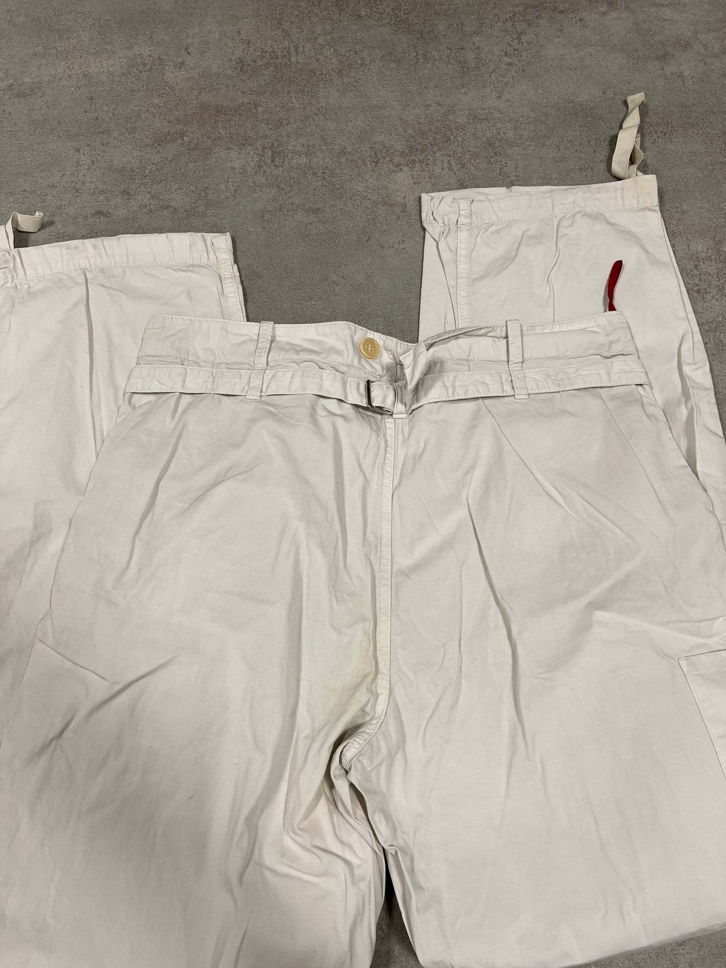 Pantalón Nylon Vintage Prada ‘Buckle Back’ 00’s - L