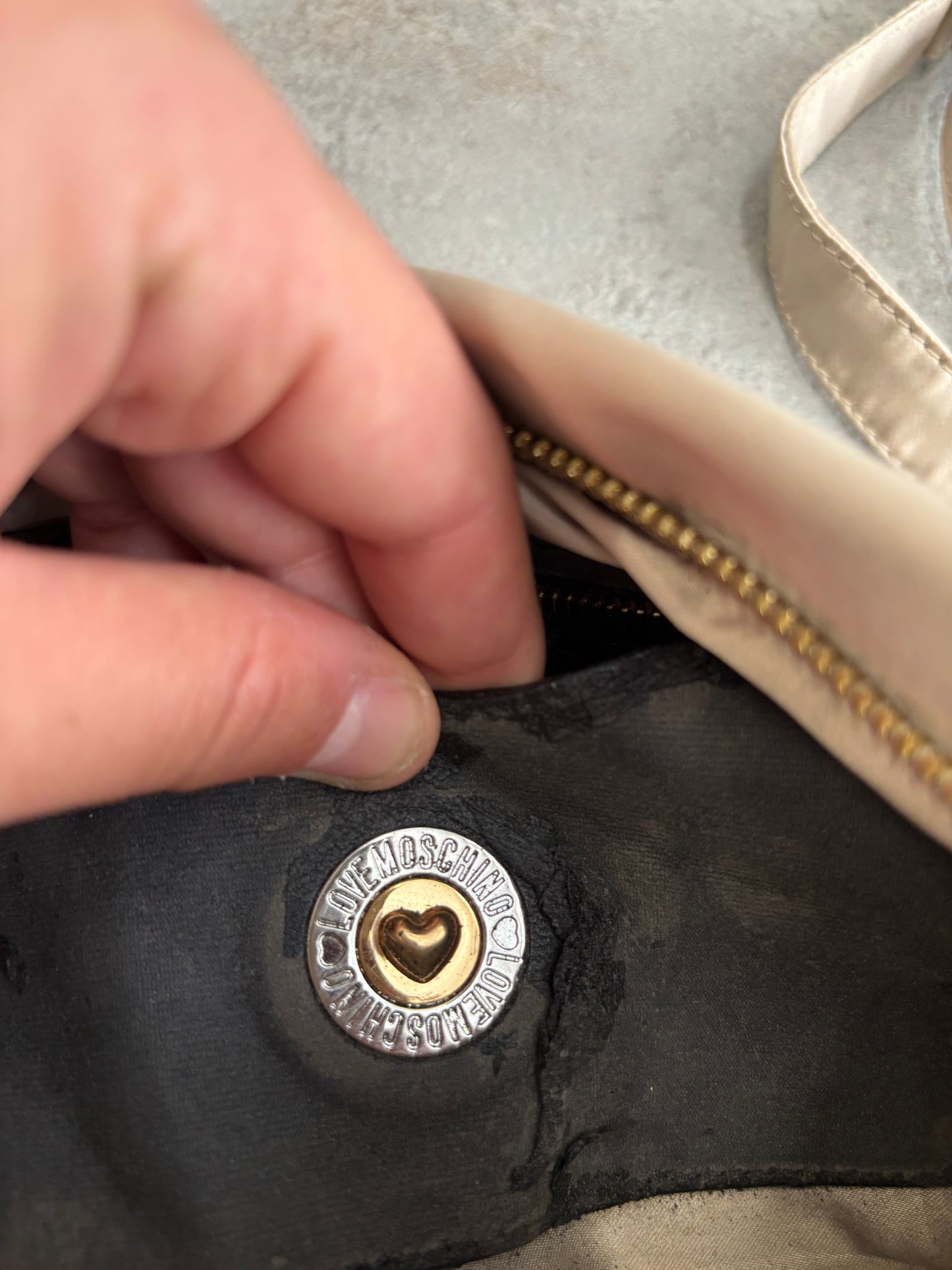 Bolso Love Moschino ‘Heart Zipper’
