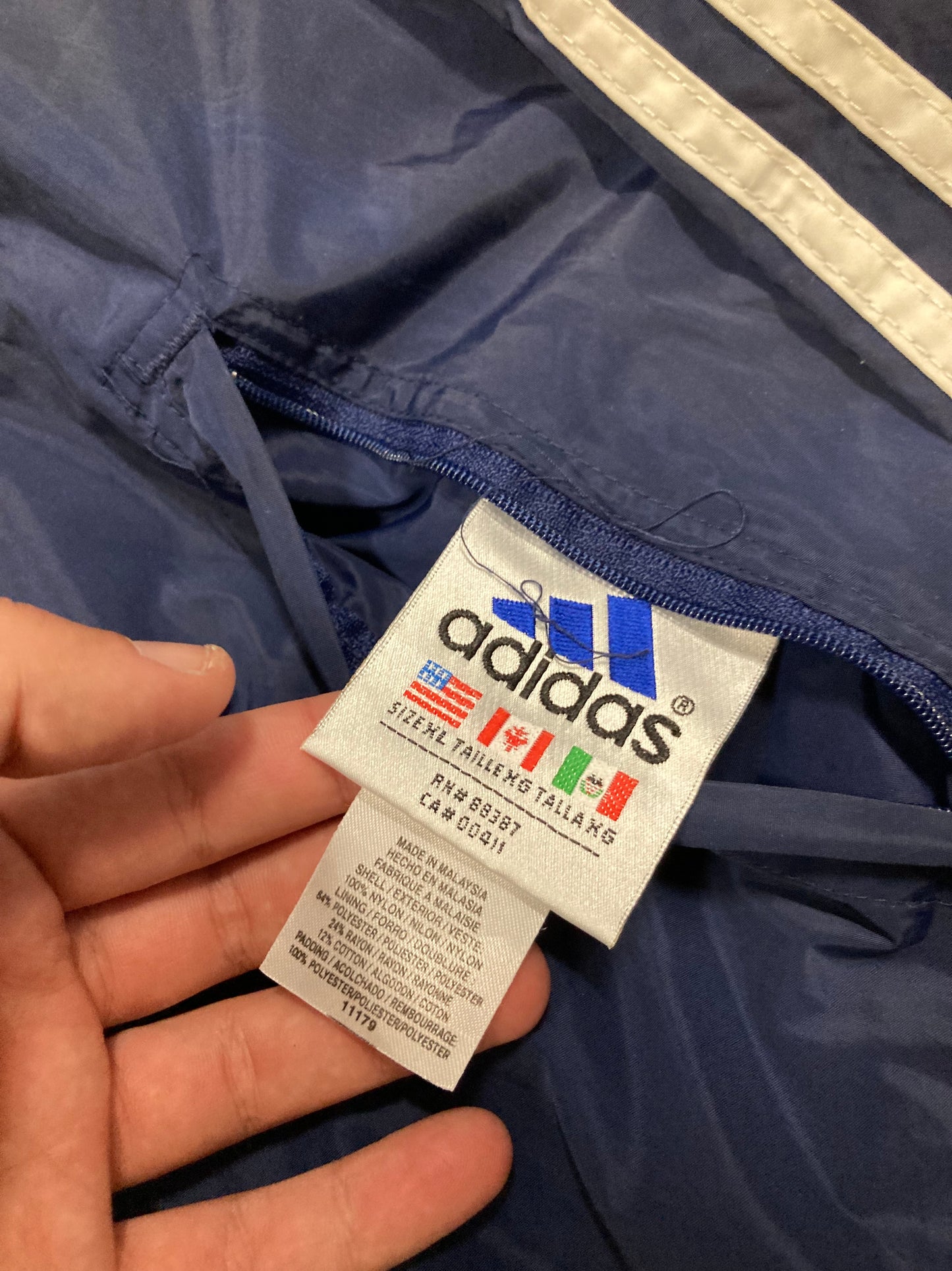 Chaqueta Reversible Adidas 90s Vintage - XL