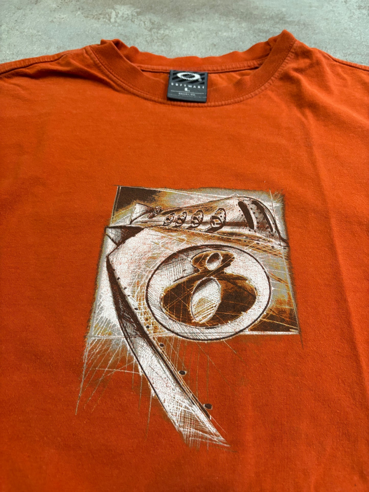 Camiseta Gráfica Oakley Software ‘Pilot’ 90s Vintage - L