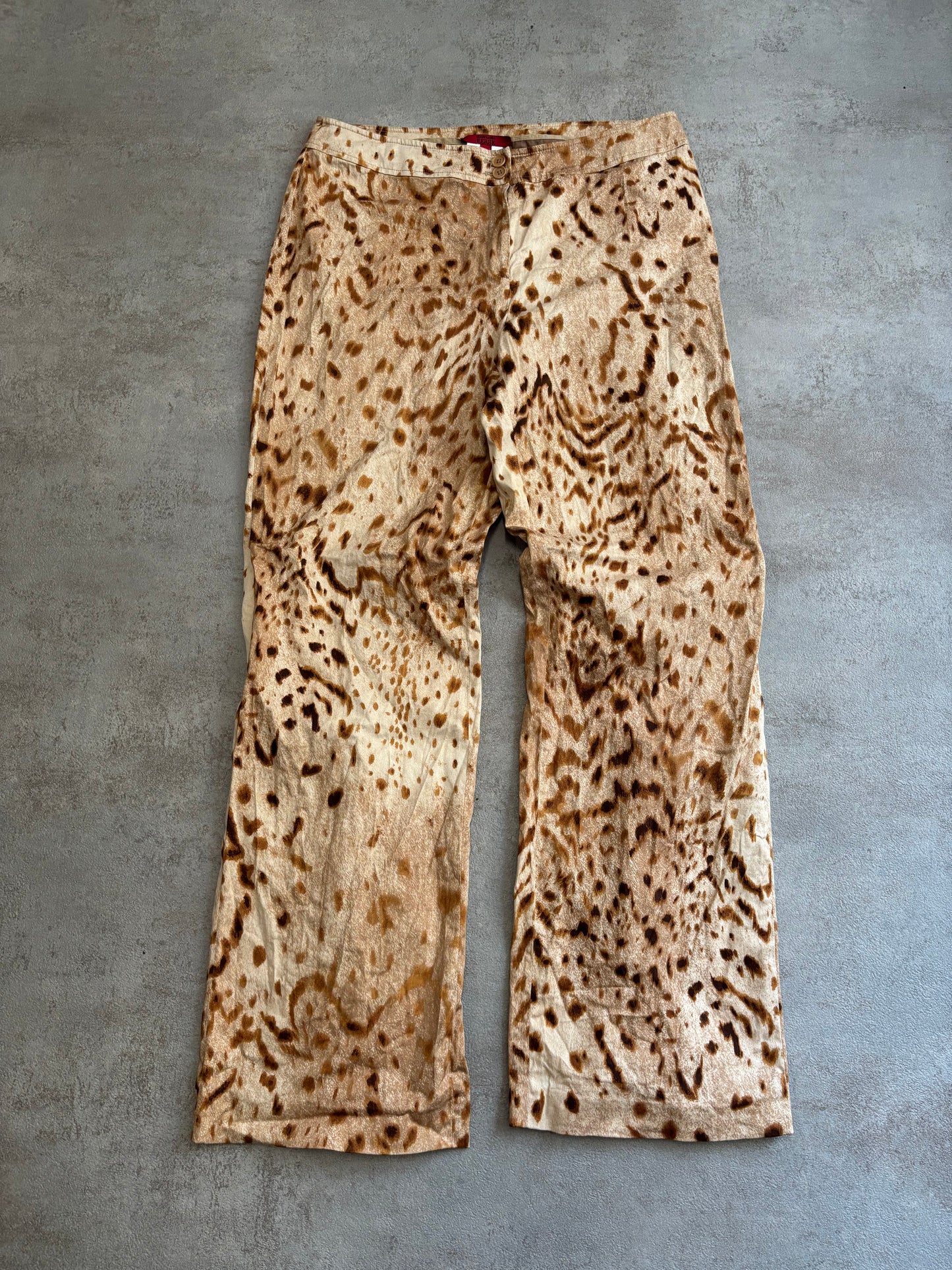 Pantalones Campana ‘Animal Print’ Gianfranco Ferré 2003 Vintage - M