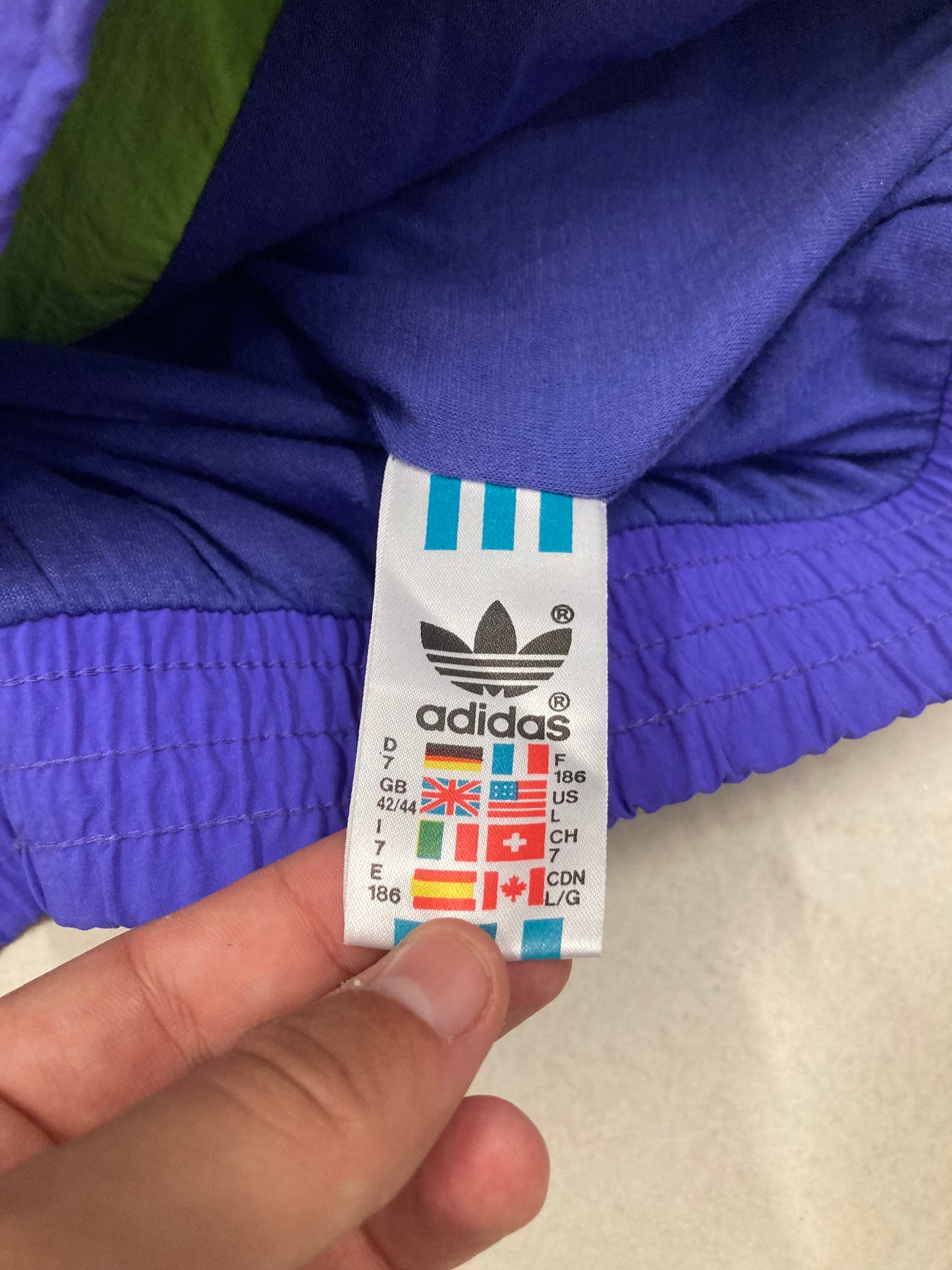 Chaqueta Adidas ‘Full Print’ 80s Vintage - L
