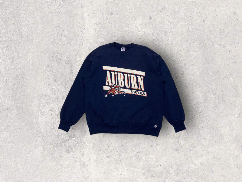 Sudadera Russell Auburn Tigers 90s Vintage - M