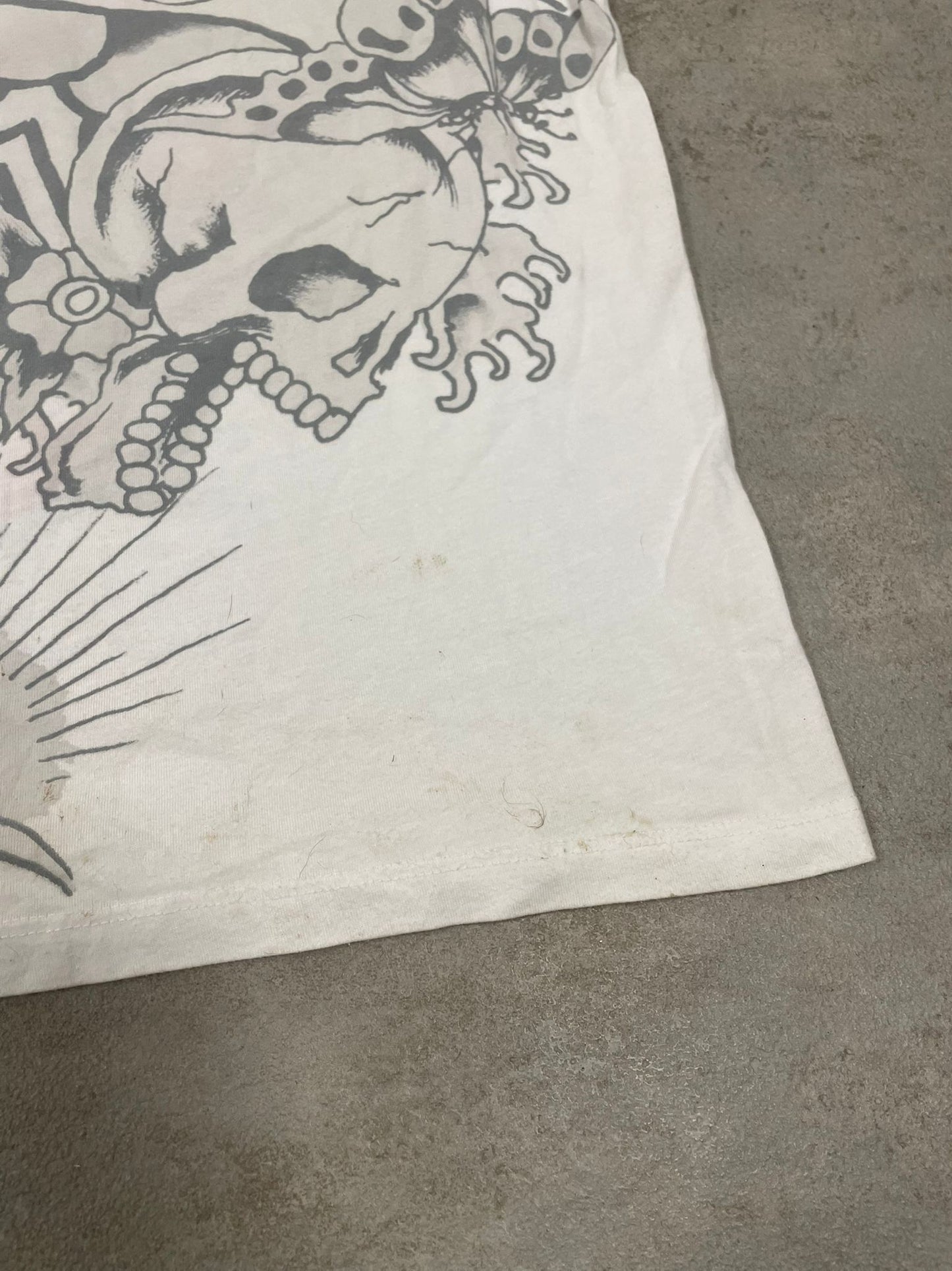 Camiseta Estampada Ed Hardy 00s Vintage - M