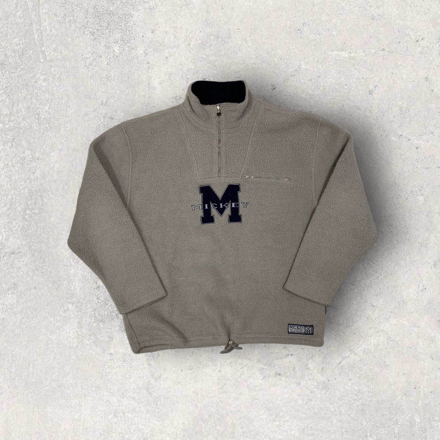 Half-Zip Vintage Mickey Mouse - xl