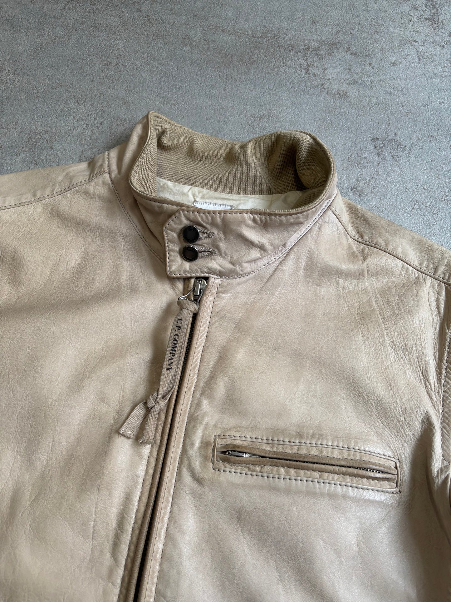 Chaqueta Cuero Bomber C.P Company 2008 - S