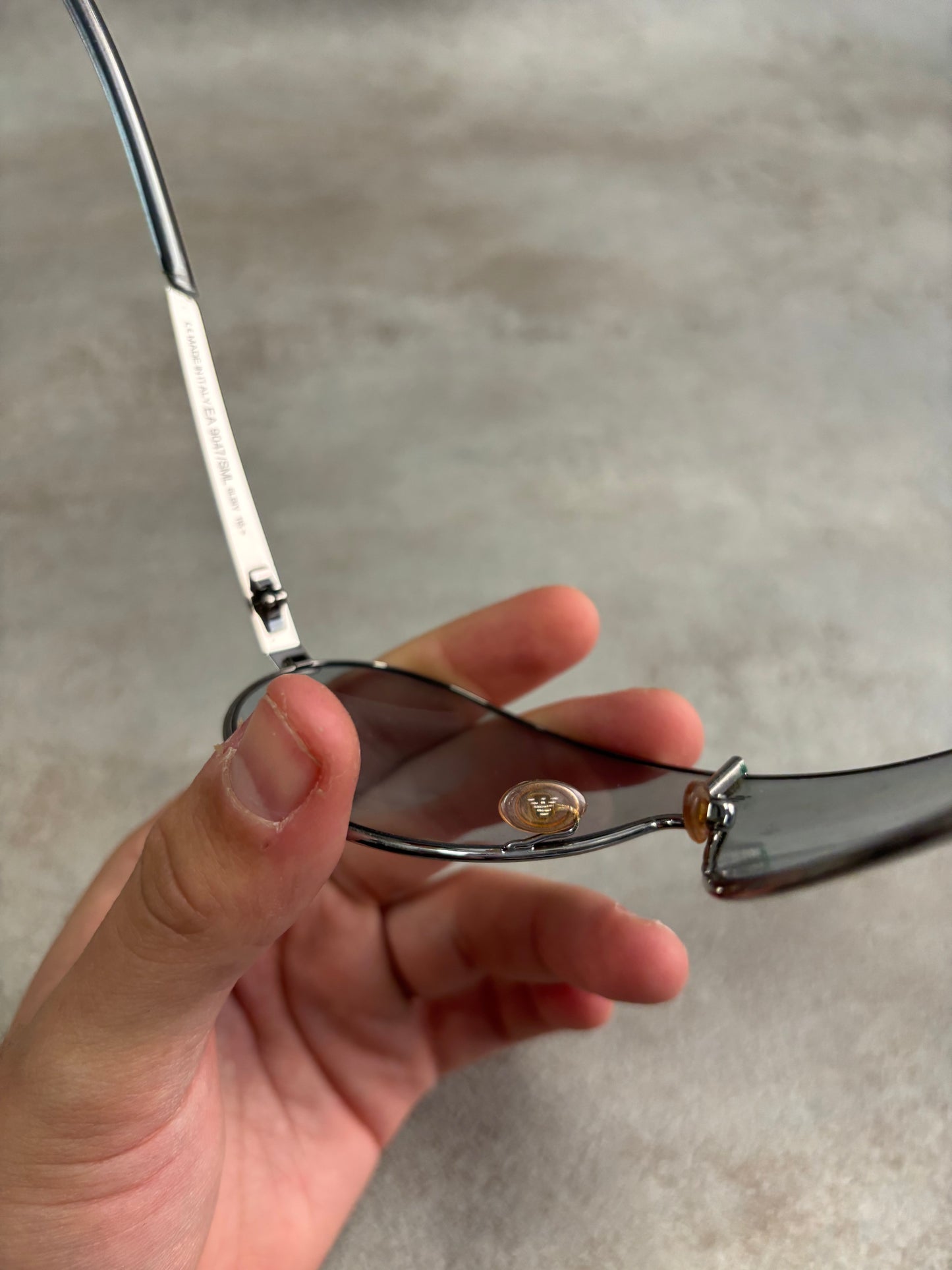 Gafas Cristal Transparente Emporio Armani 00s Vintage