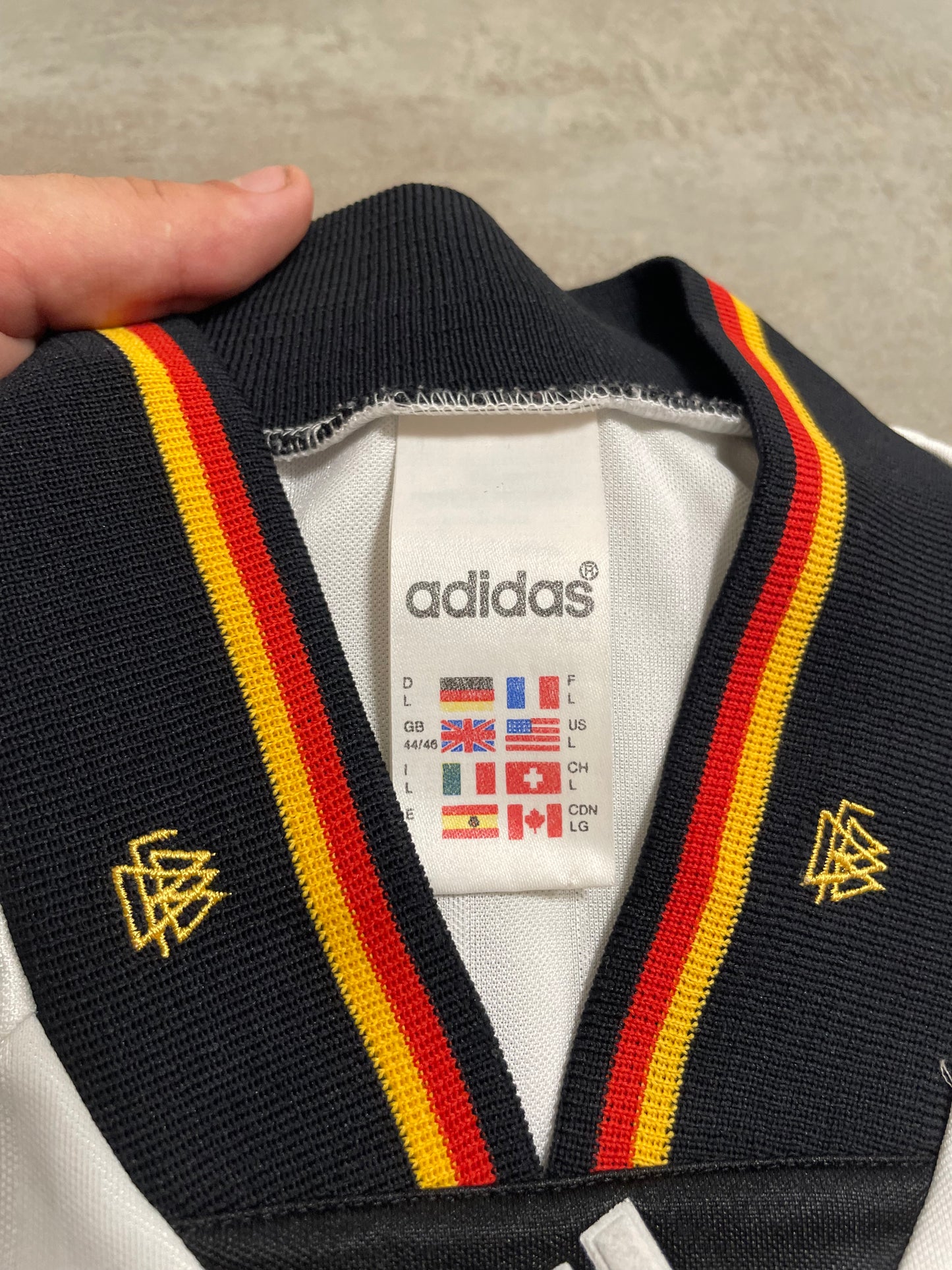 Camiseta Adidas Equipment Selección Alemania 1992 Vintage - L