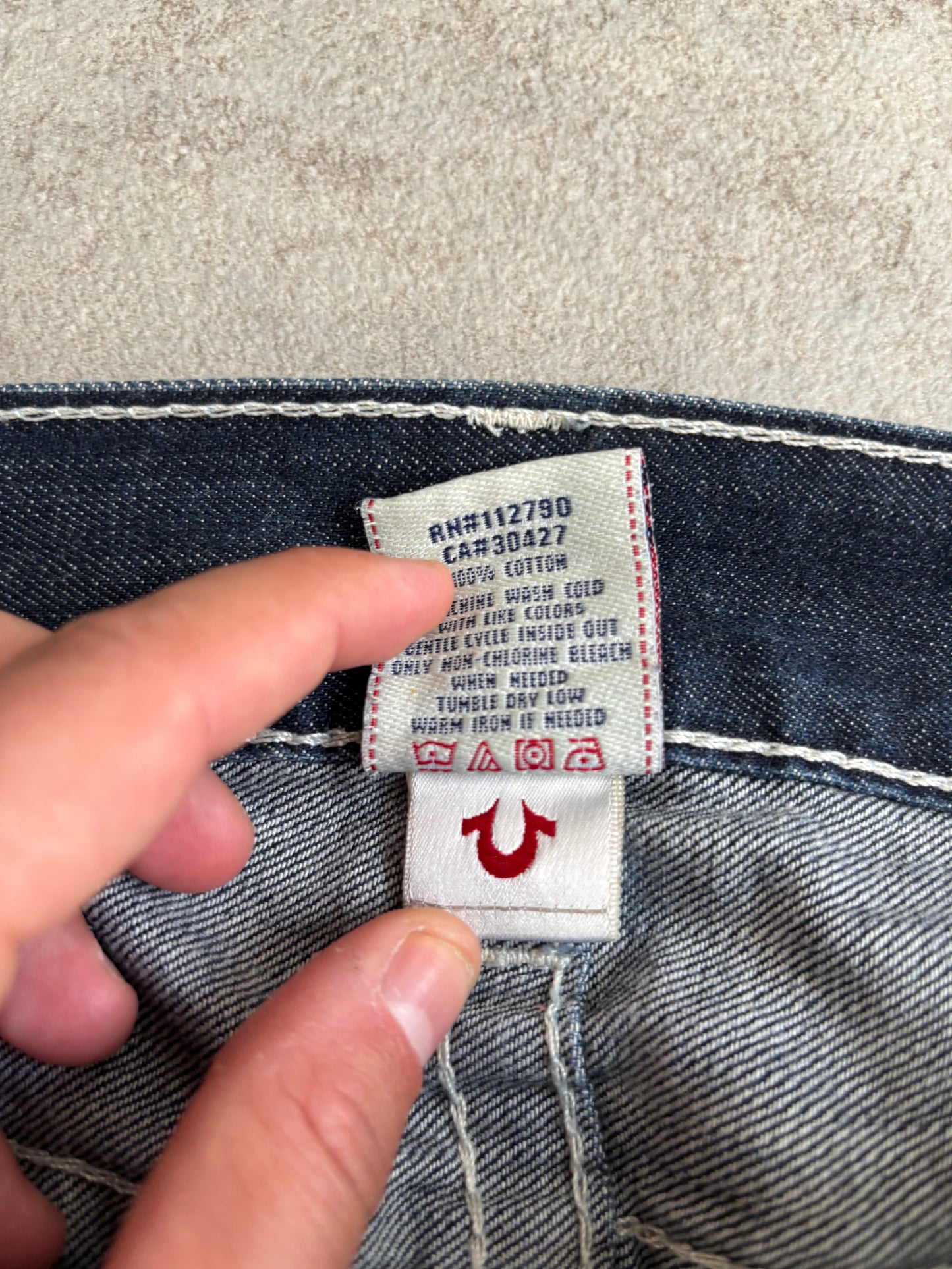 Vaqueros Skinny True Religion Y2K Vintage - M