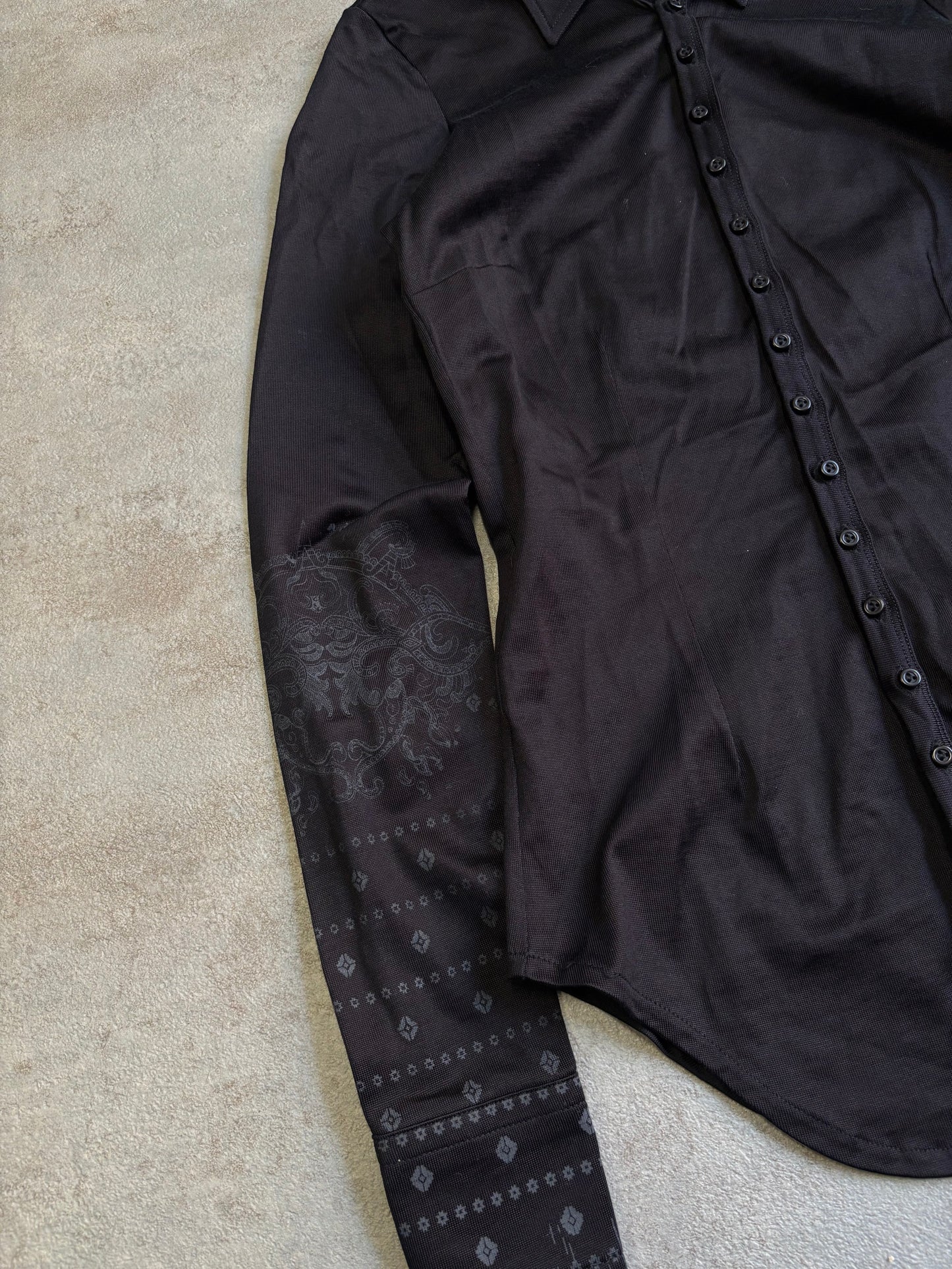 Camisa Pliegues Diesel 00s Vintage - S