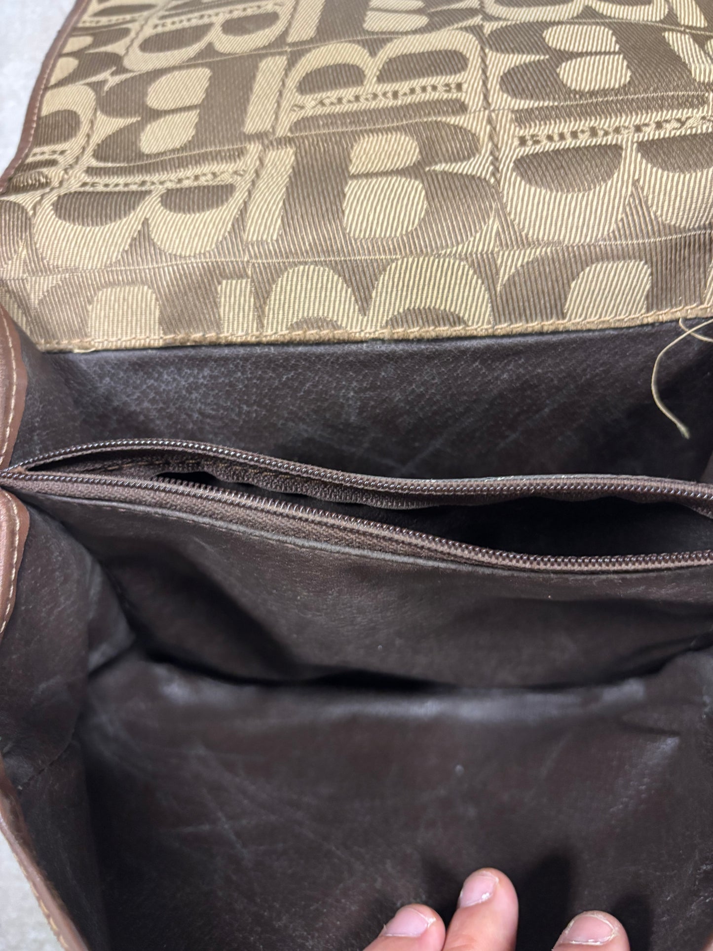 Bolso Bandolera Monogram Burberry 00s Vintage