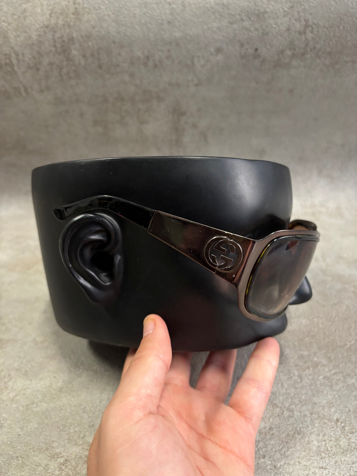 Gafas Gucci Tortoise ‘Metallic Big Logo’ 00s Vintage