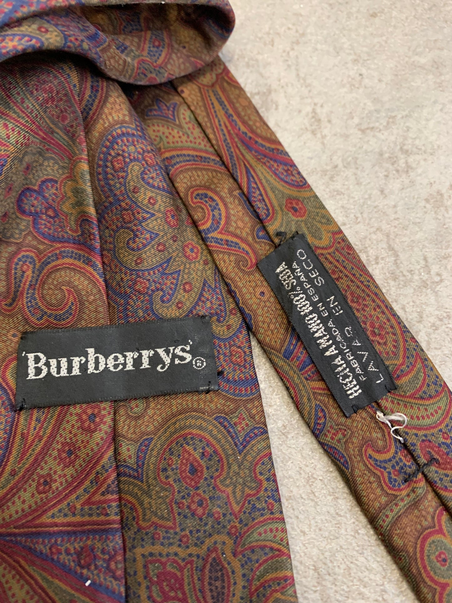 Bufanda Estampada Vintage Burberry 80’s