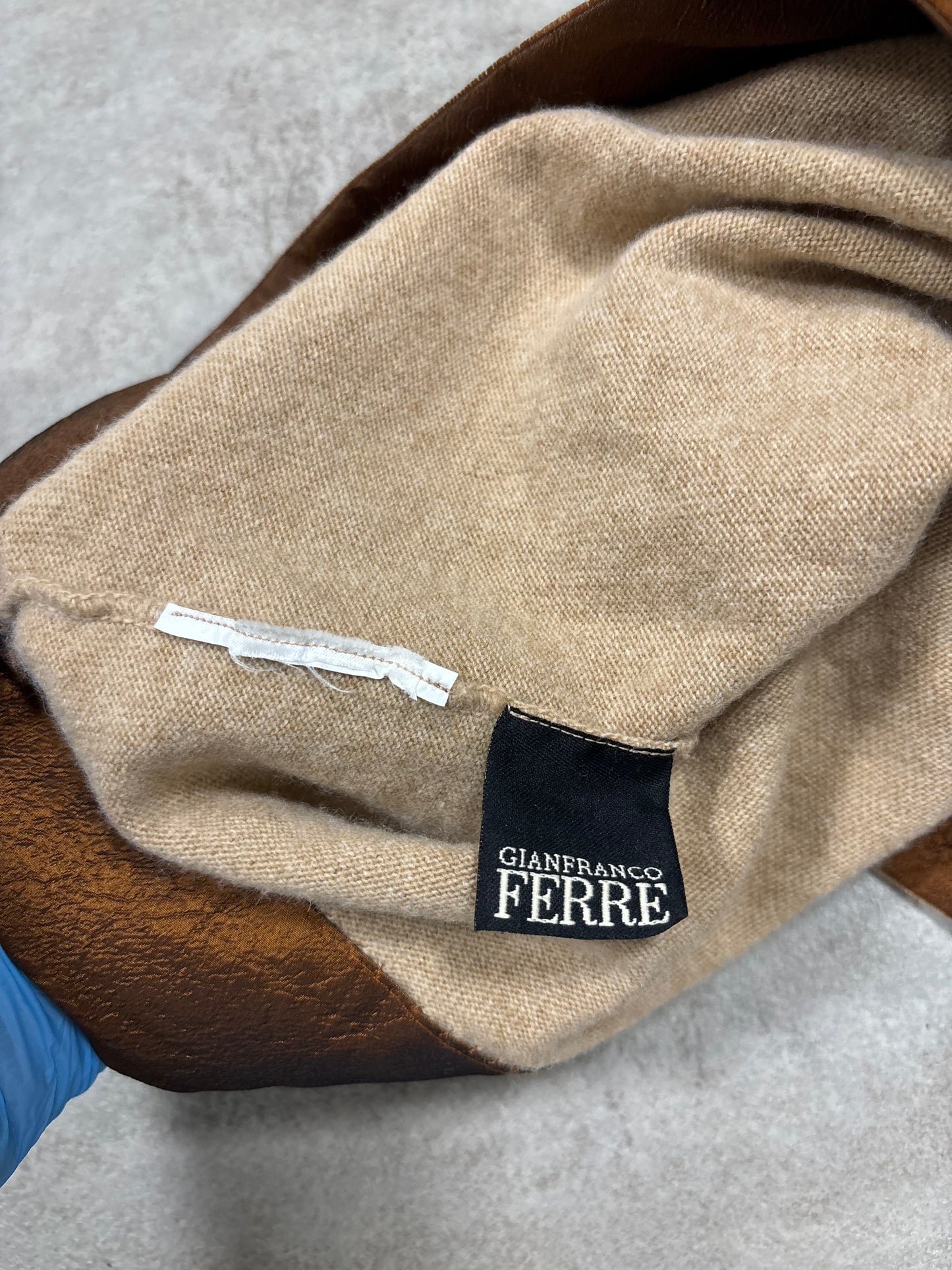 Jersey Lana Top Gianfranco Ferré 00s Vintage