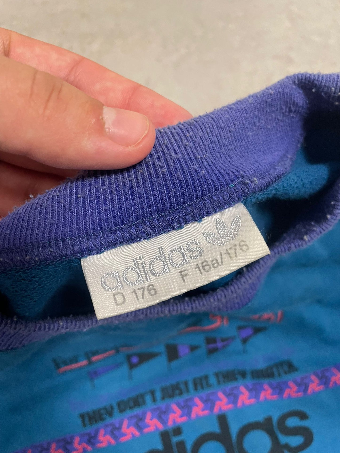 Sudadera Gráfica Adidas Sport 1992 Vintage - M