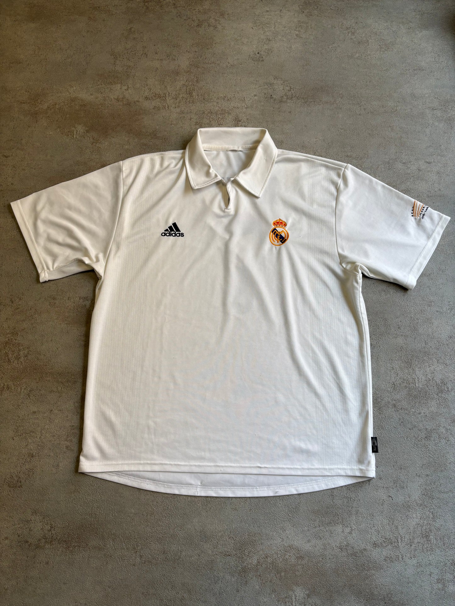 Camiseta Adidas Centenario Real Madrid ‘Raúl 7’ 2001/02 Vintage - XL