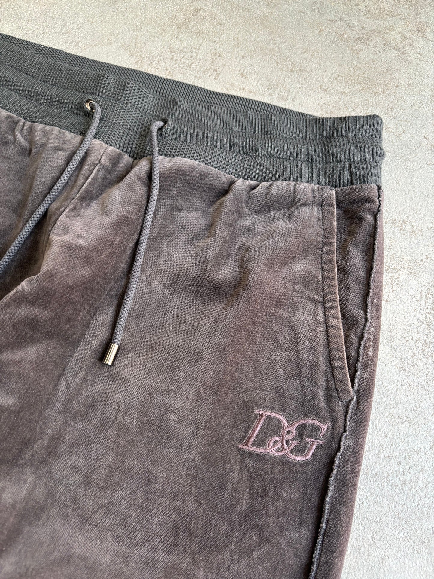 Pantalones Flared Joggers Velour Dolce & Gabbana - M