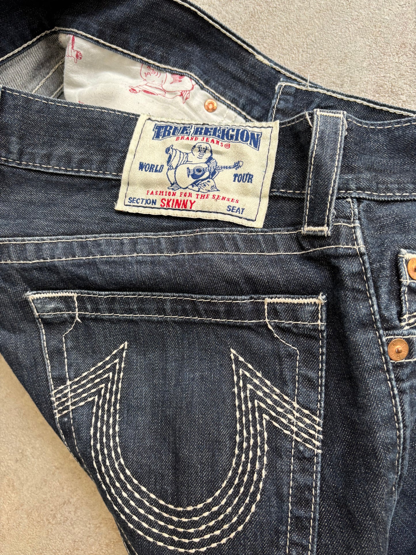 Vaqueros Skinny True Religion Y2K Vintage - M