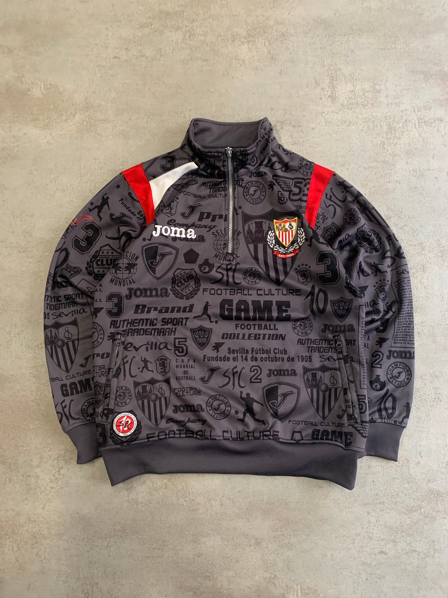 Chaqueta Full Print Vintage Joma Sevilla 00’s - M