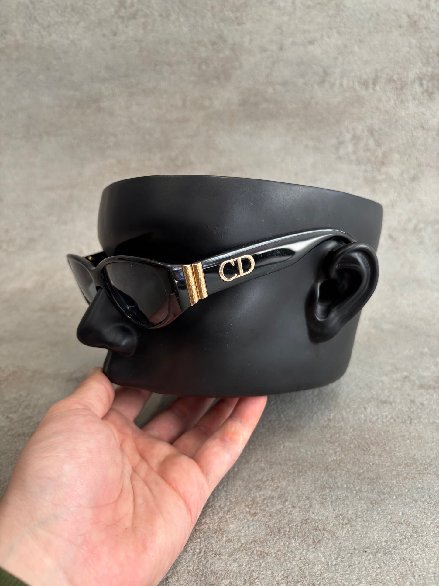 Gafas Christian Dior ‘Big Golden Logo’ 90s Vintage