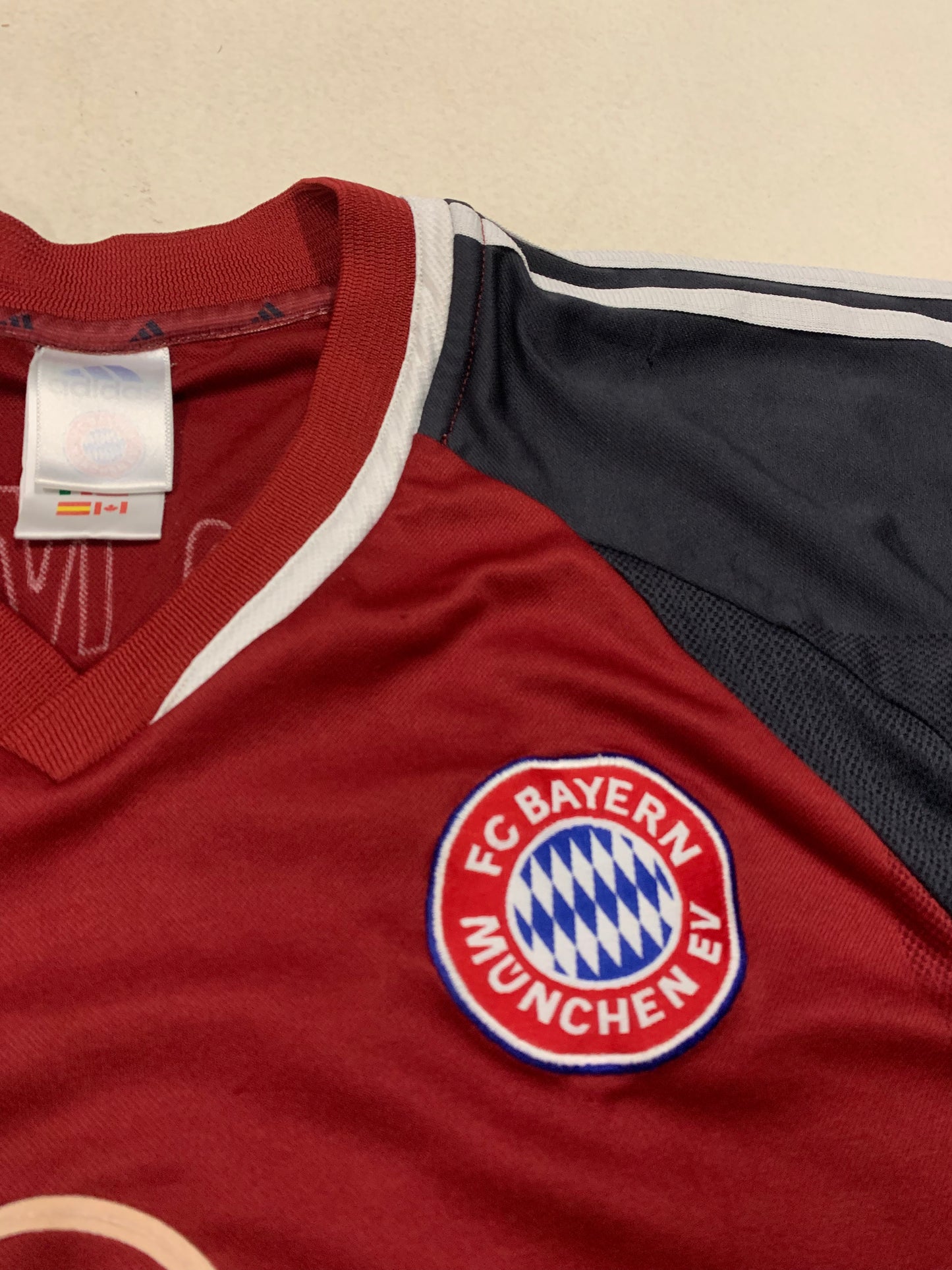 Camiseta Vintage Adidas Bayer Múnich 2001 Kit - L