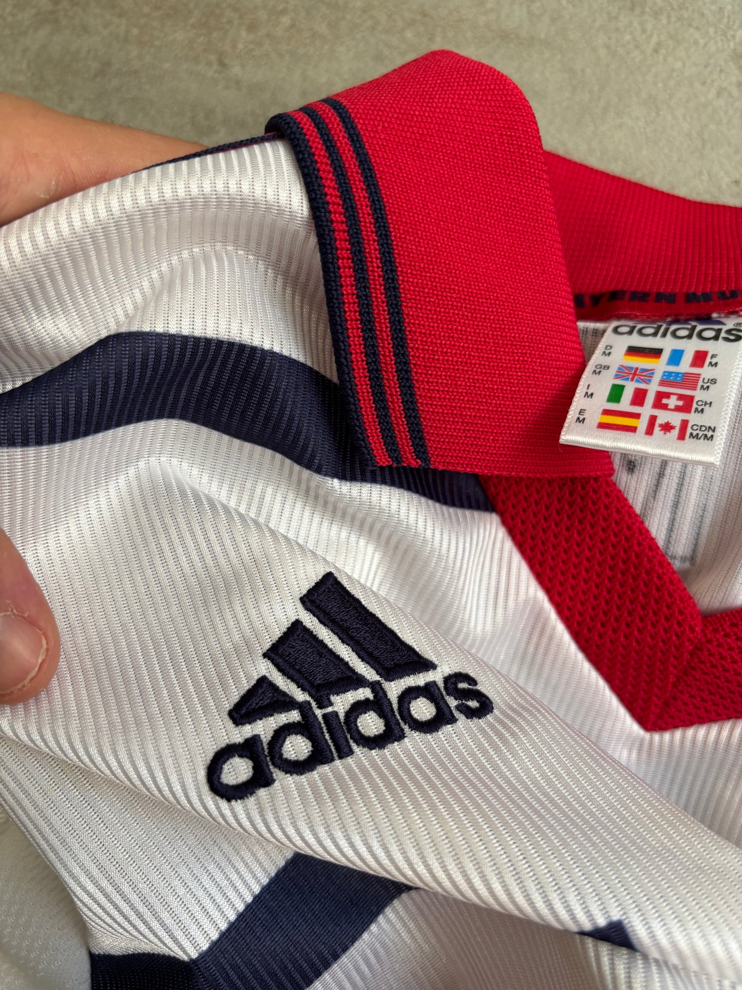 Camiseta Visitante Adidas Bayern München ‘Matthäus 10’ 1998/00 Vintage - M