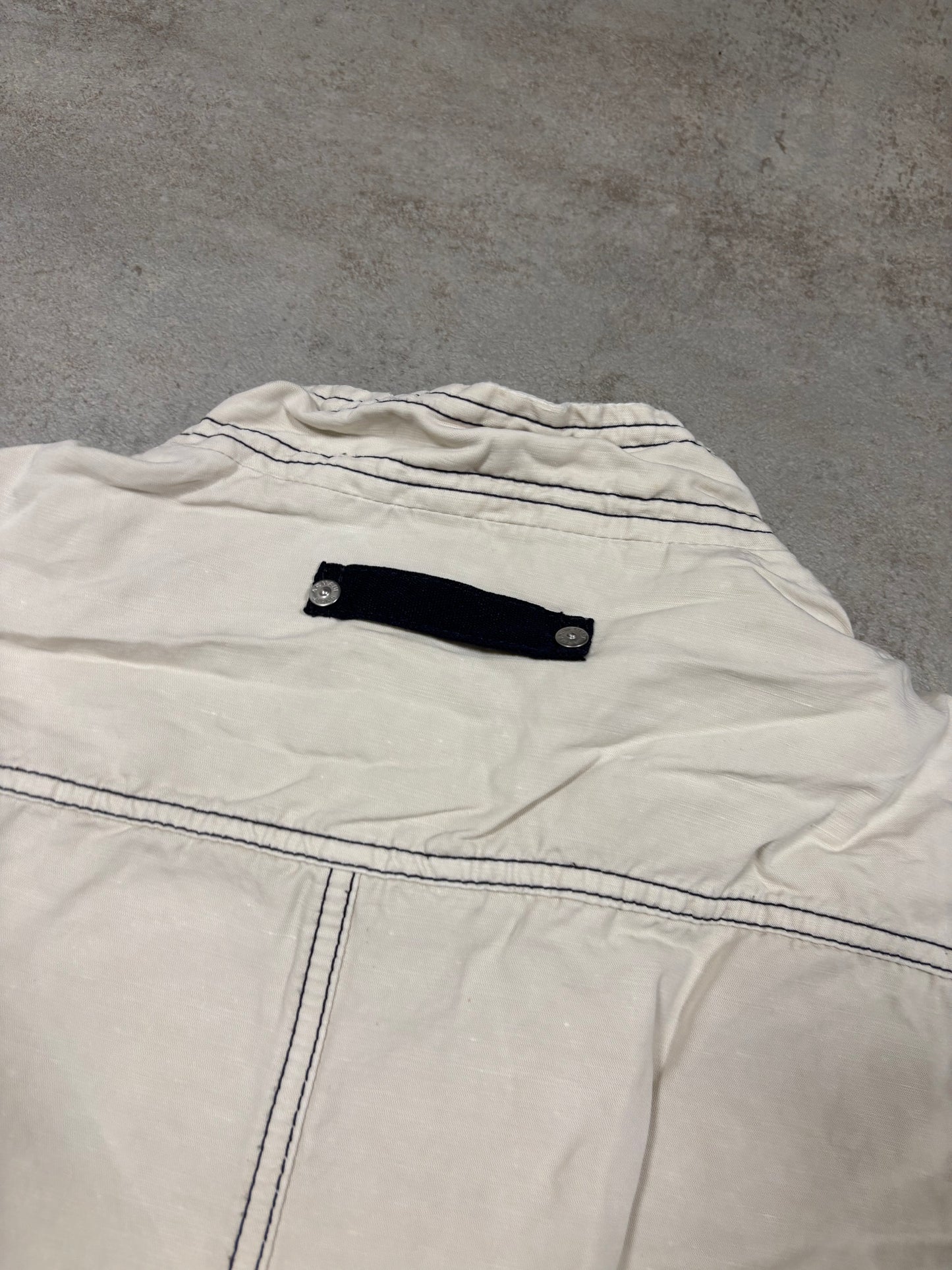 Chaqueta Cargo Denim Armani Jeans 00s Vintage - M