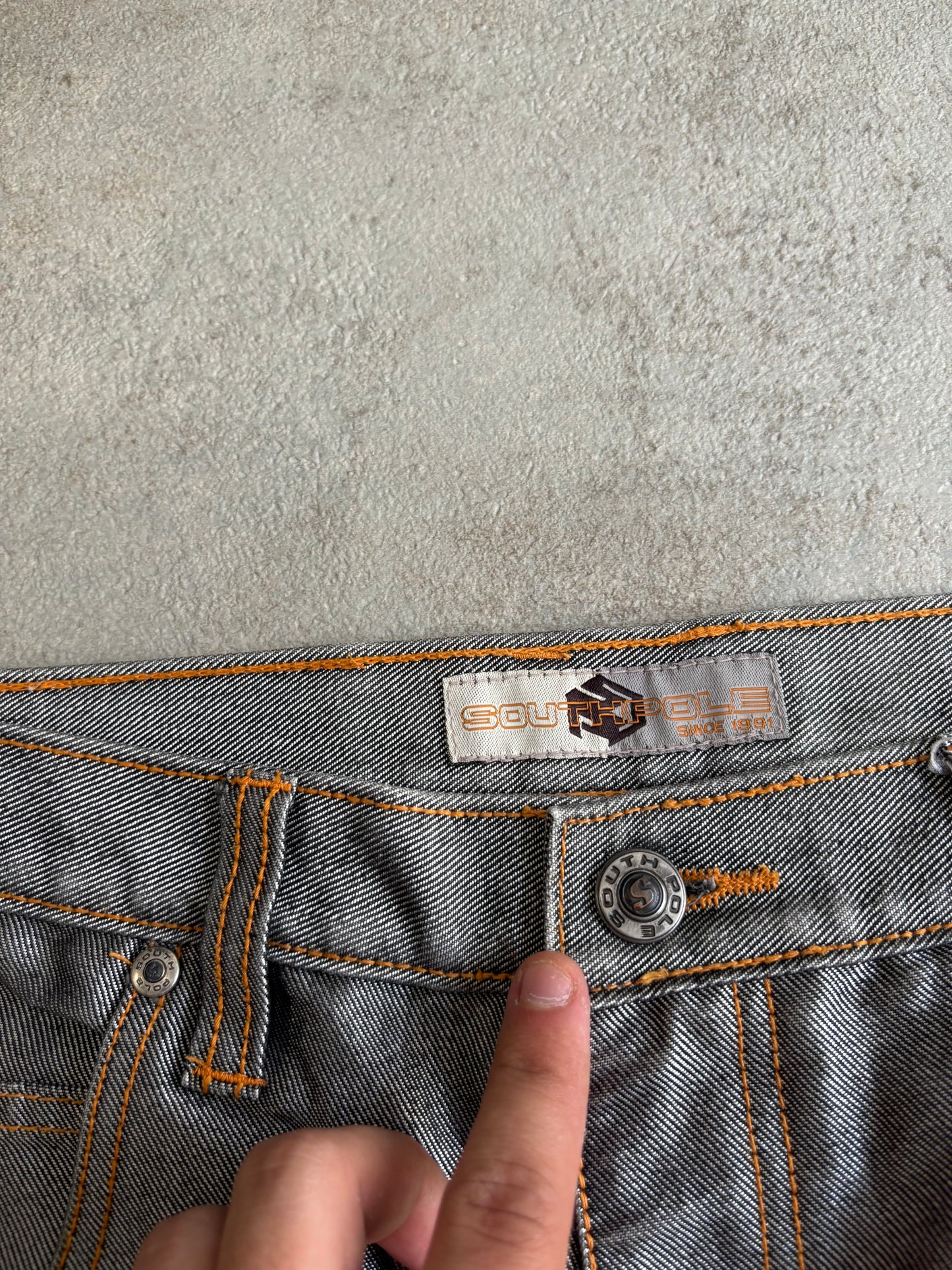 Pantalones Baggy SouthPole ‘Shiny’ 00s Vintage - L