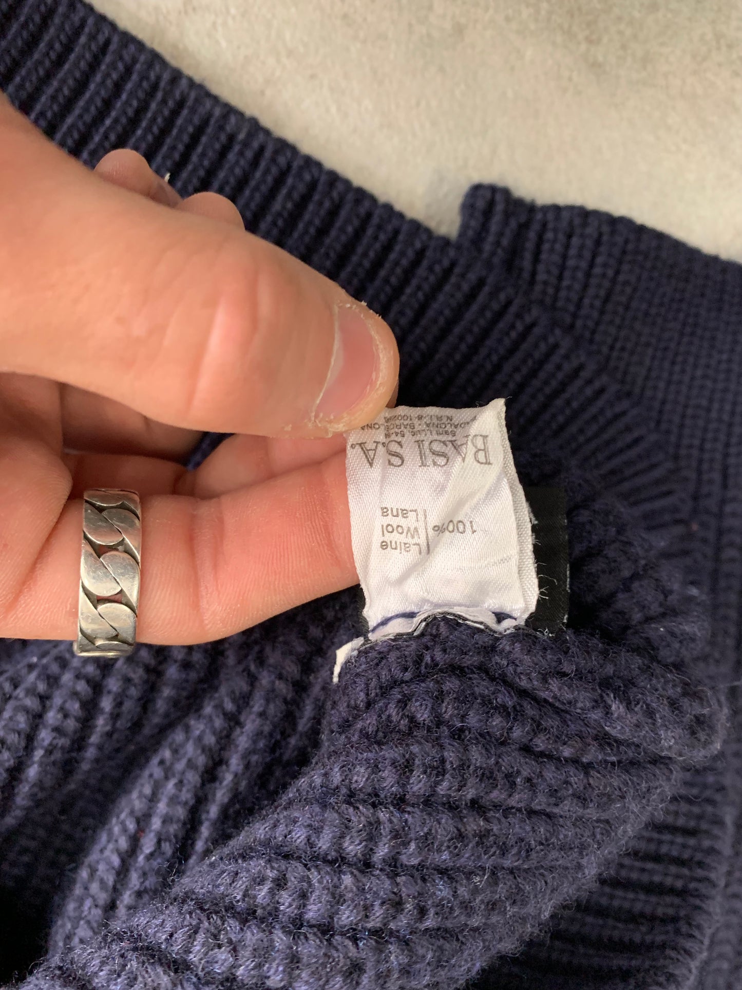 Jersey Lana Vintage Lacoste - S