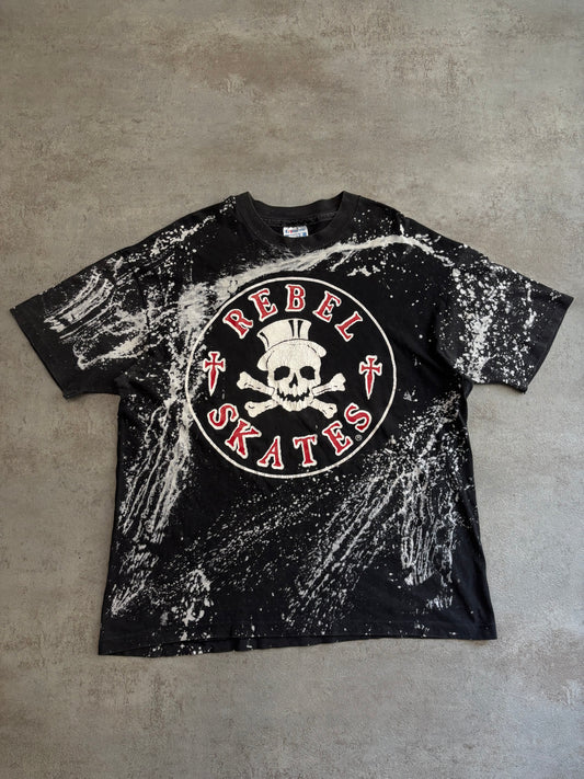 Camiseta Single Stitch Hanes ‘Full Print’ Rebel Skates 90s - L