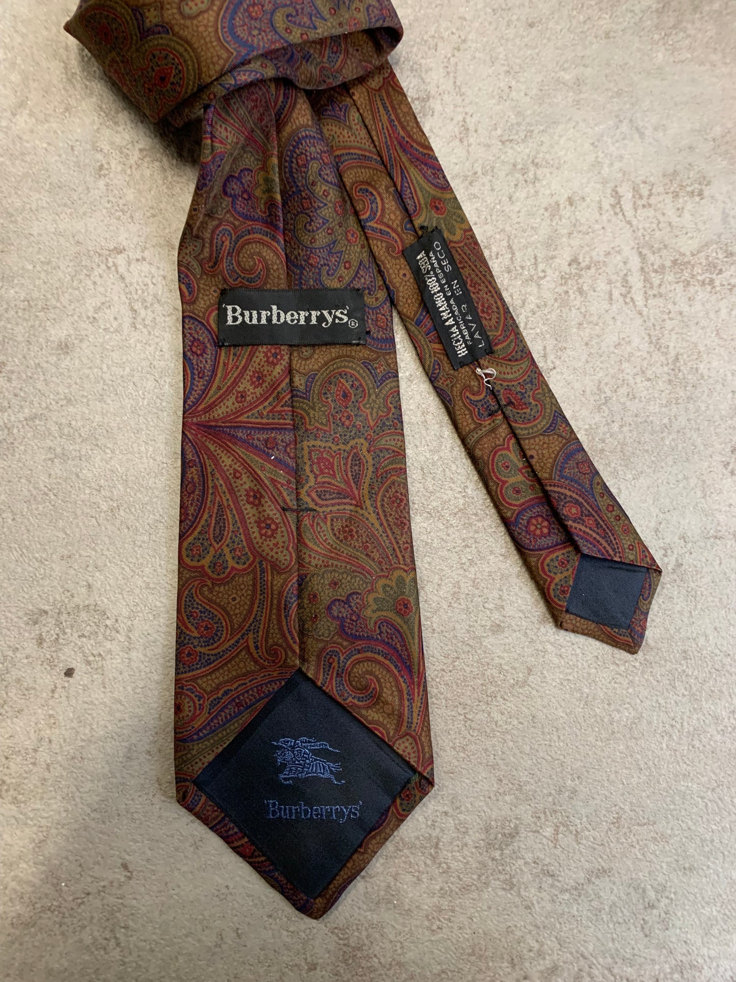 Bufanda Estampada Vintage Burberry 80’s