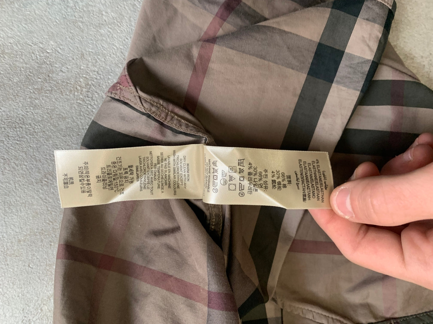 Camisa Vintage Burberry Nova Check 00’s - XL