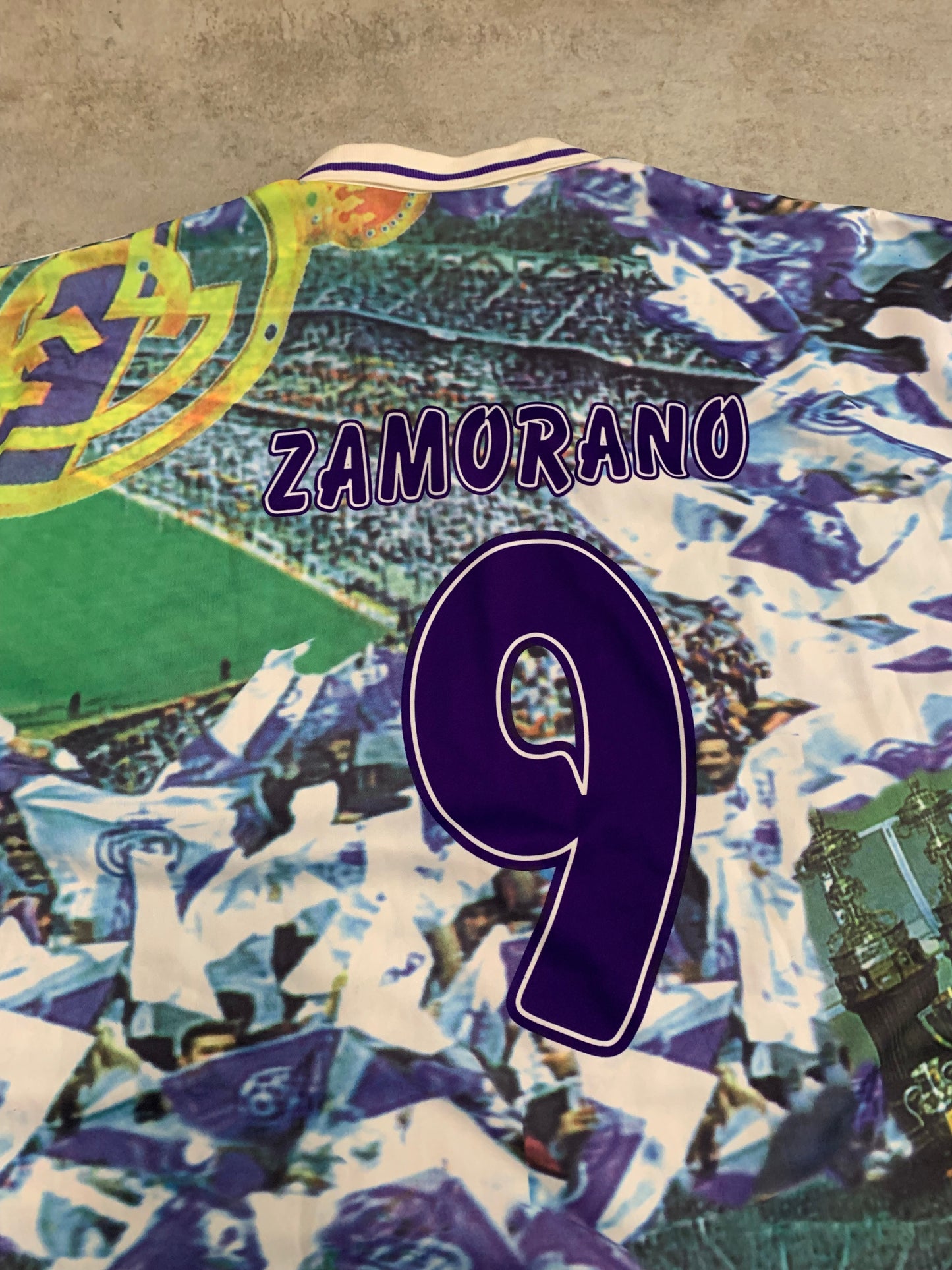 Camiseta Fútbol Vintage Kelme Real Madrid 1998 ‘Zamorano ‘ Special Edition - XL