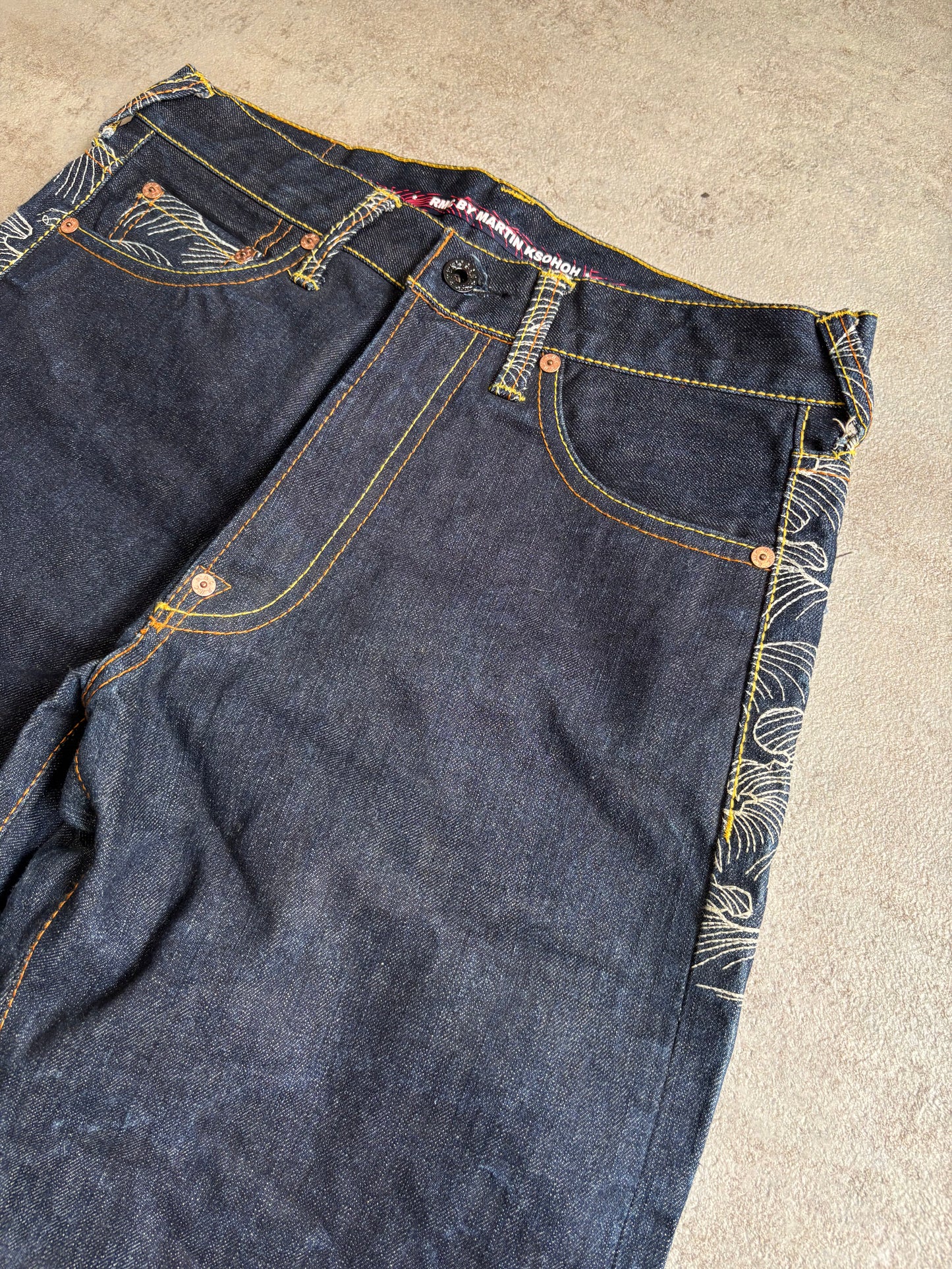 Pantalones Red Monkey Company ‘All Embroidered’ 00s Vintage - M