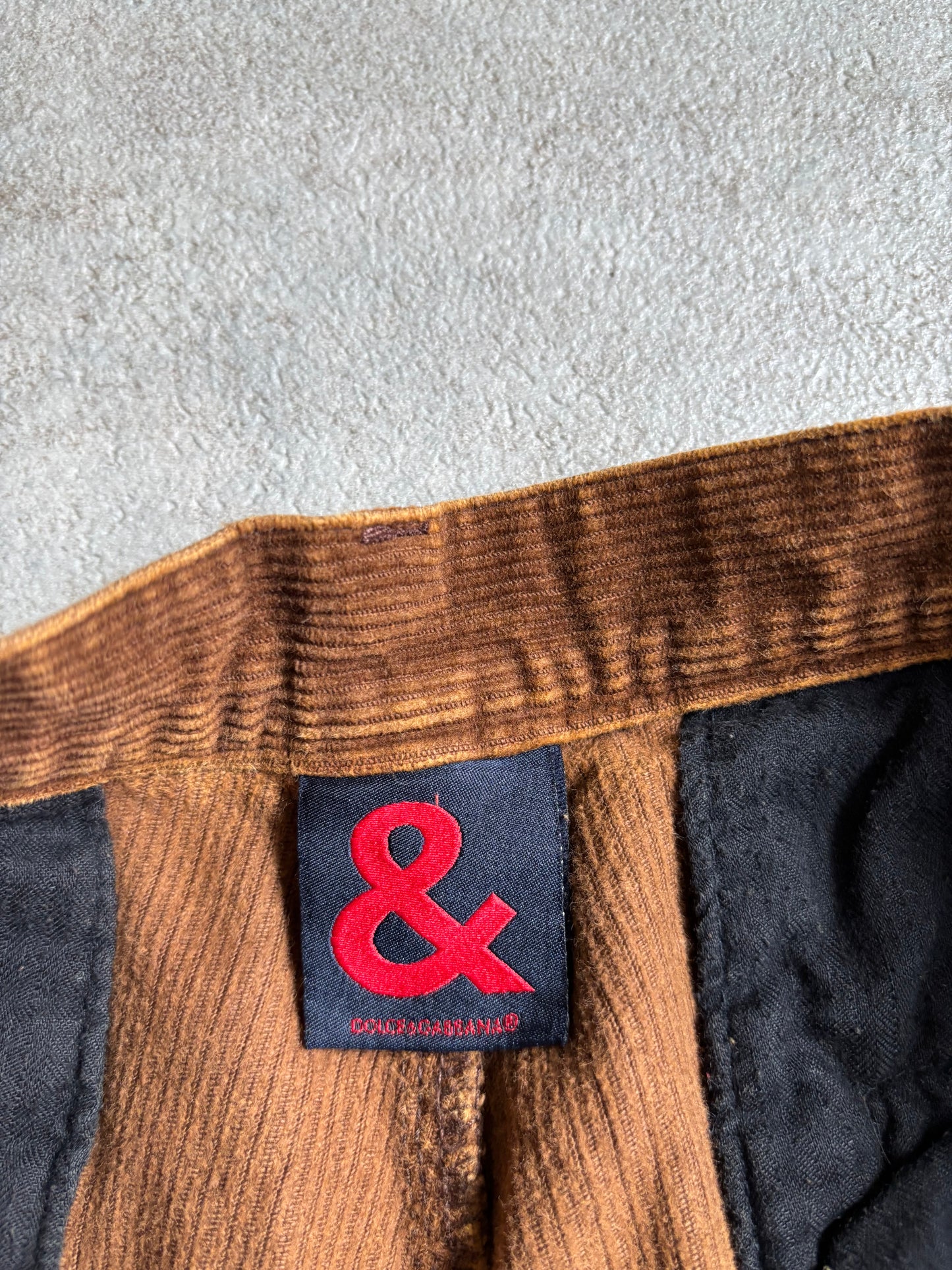 Pantalones Pana Cargo Dolce & Gabbana 00s Vintage - M
