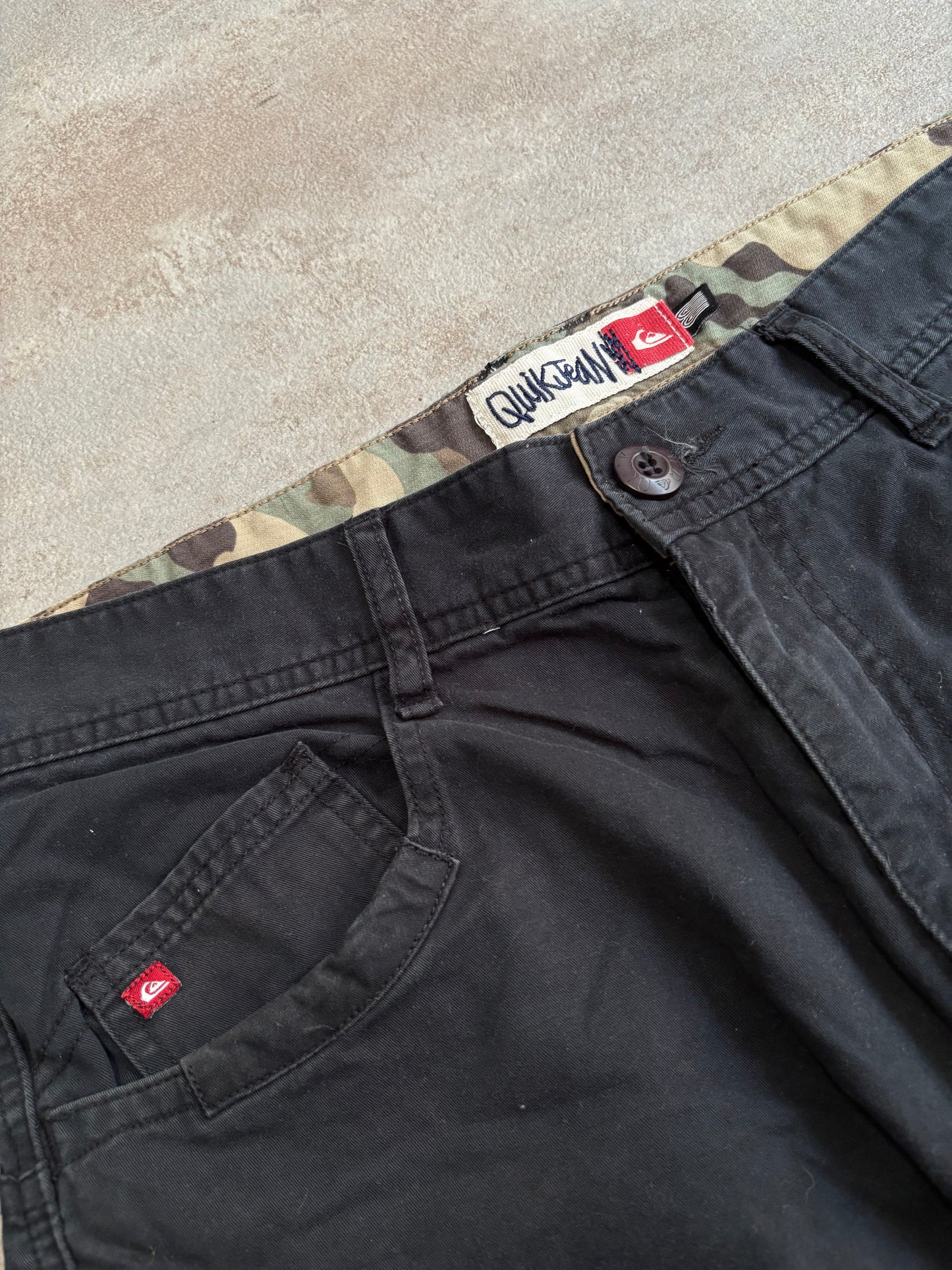 Shorts Baggy Quiksilver 00s Vintage - M