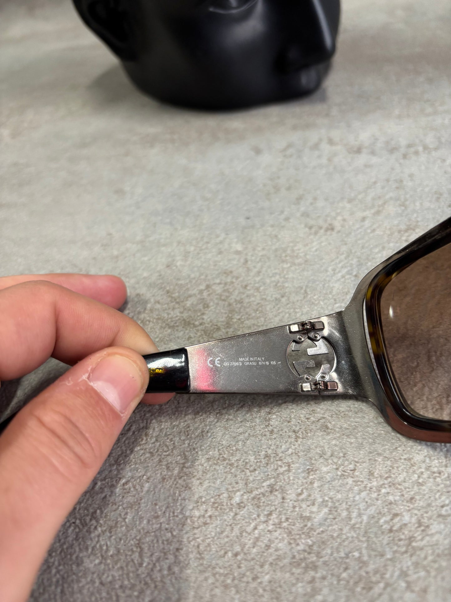Gafas Gucci Tortoise ‘Metallic Big Logo’ 00s Vintage