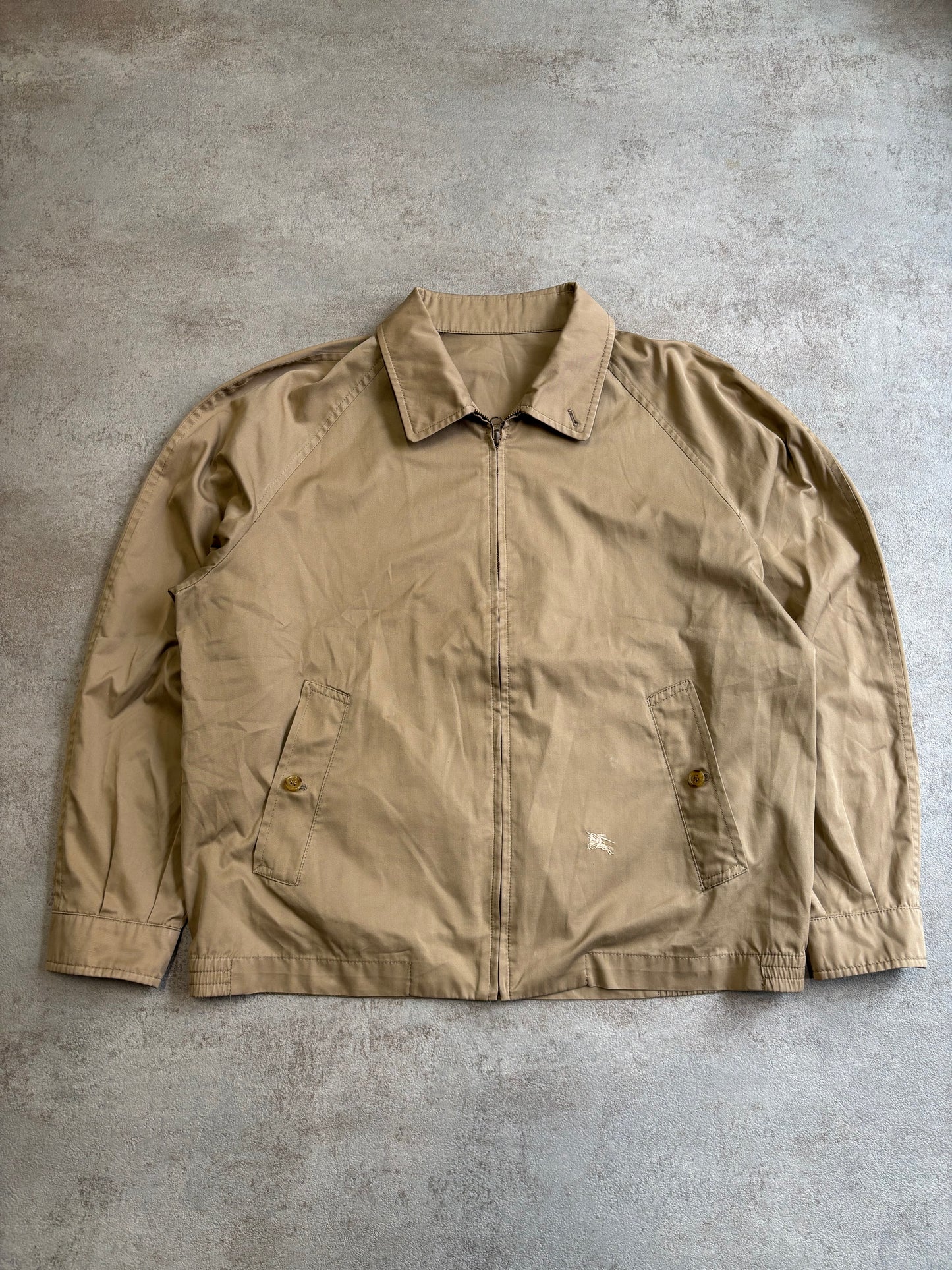 Chaqueta Harrington Burberry Ligera 00s Vintage - M