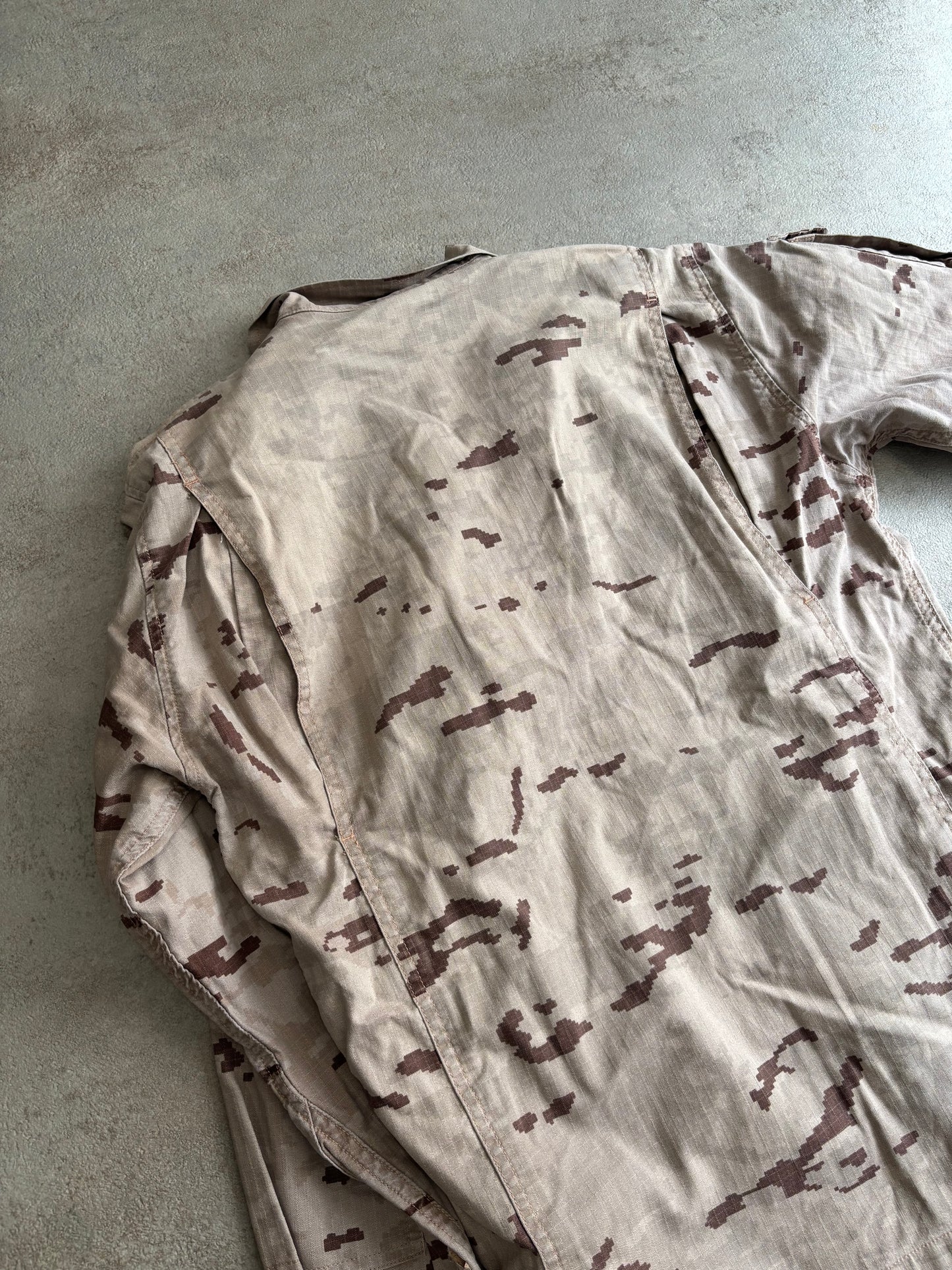 Camisa Militar Cargo Camuflaje Vintage - S
