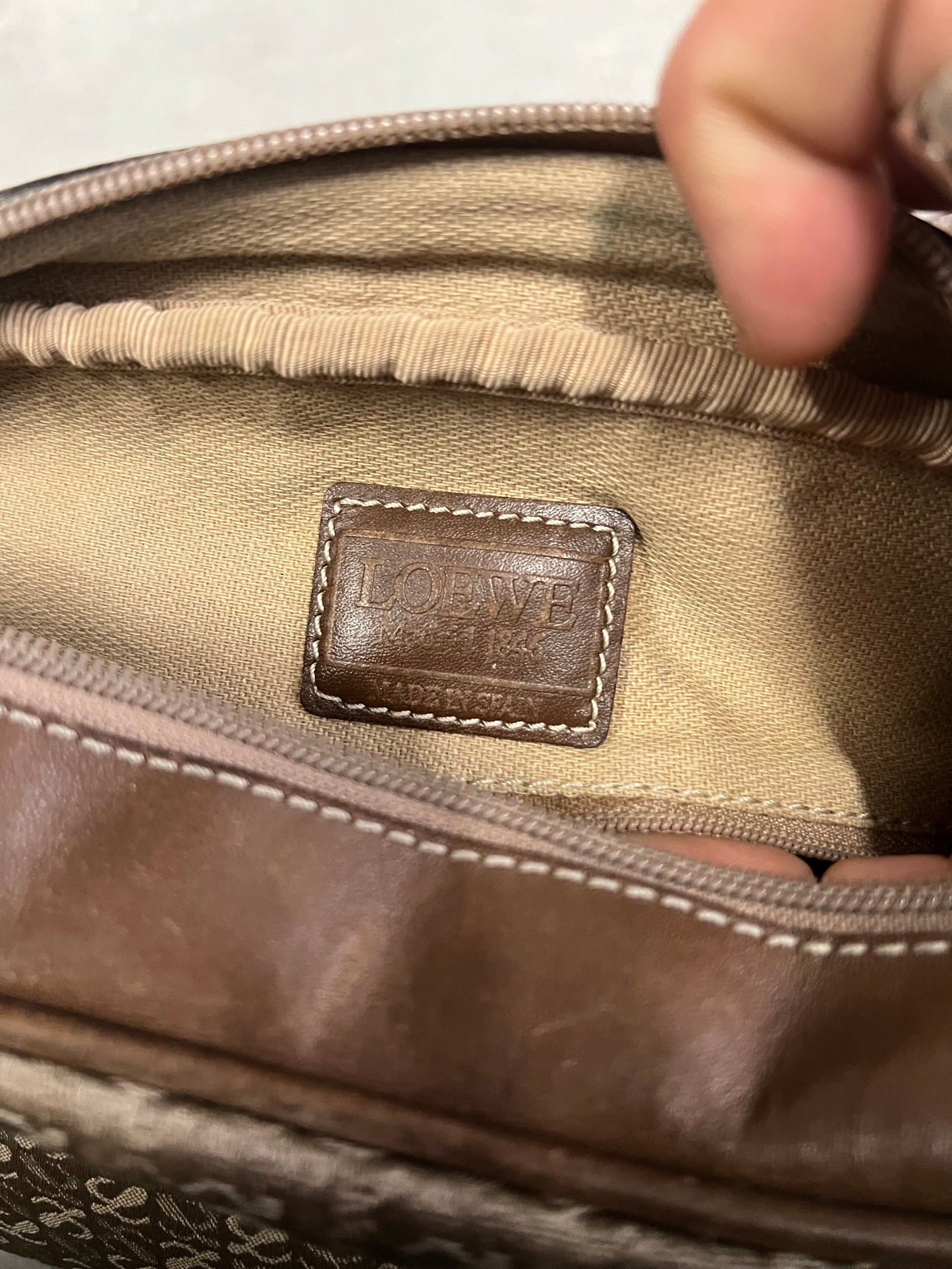 Bolso Tela Vintage Loewe 90’s