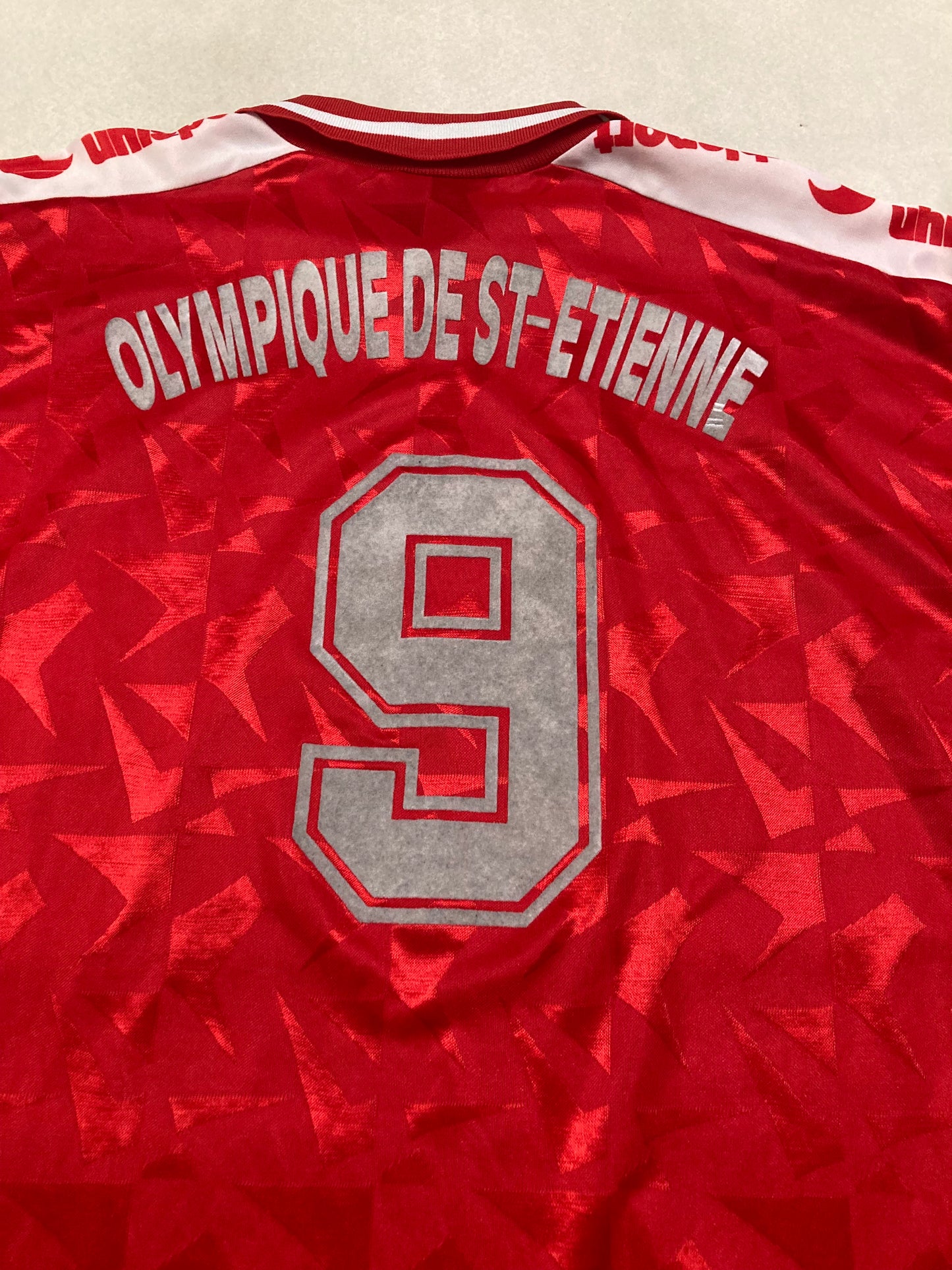 Camiseta Olympique Saint Ettiene ‘9’ 80s Vintage - XL