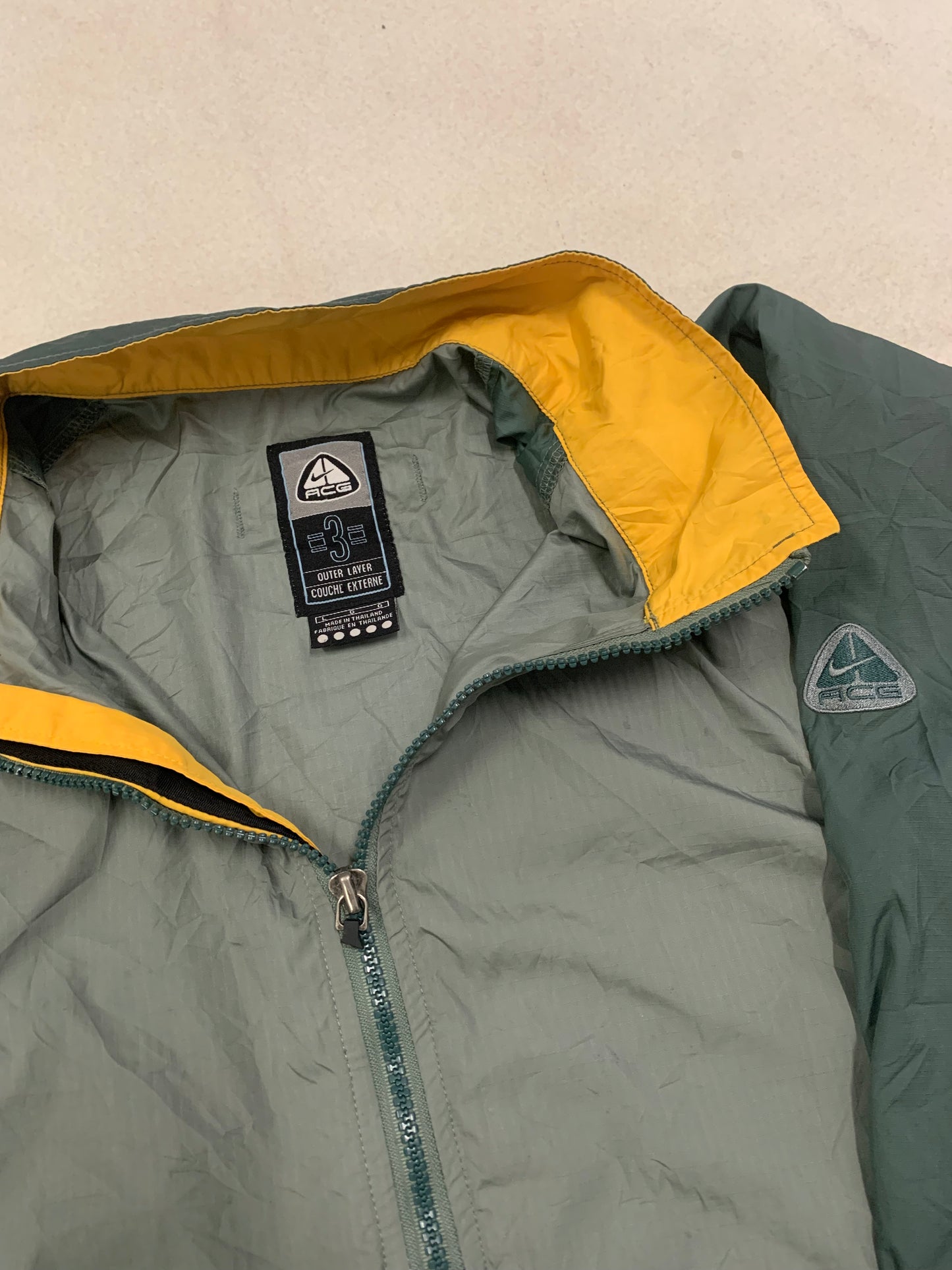 Chaqueta Cortavientos Vintage Nike ACG Convertible - L
