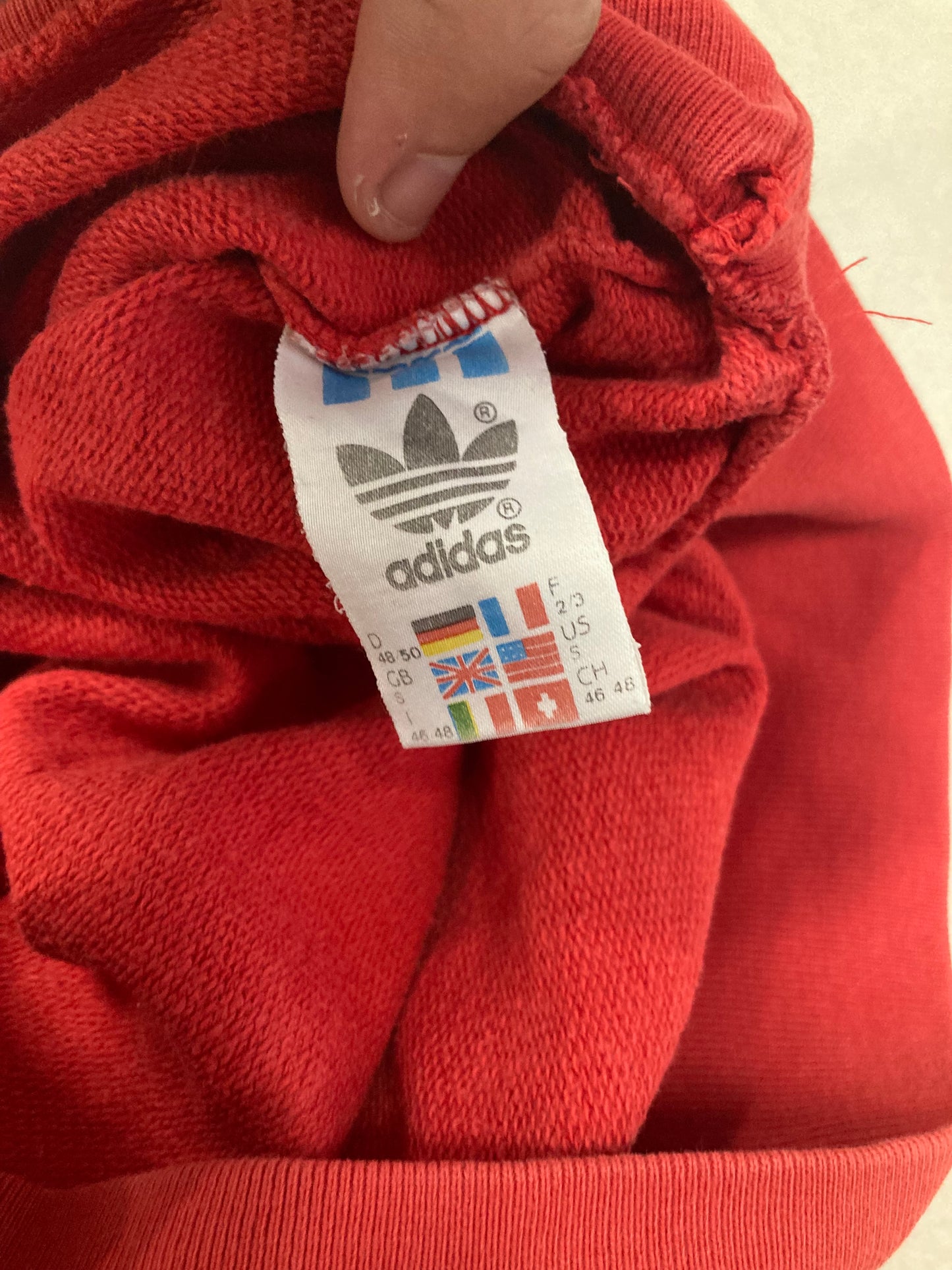 Sudadera Adidas ‘Faded’ 80s Vintage - L