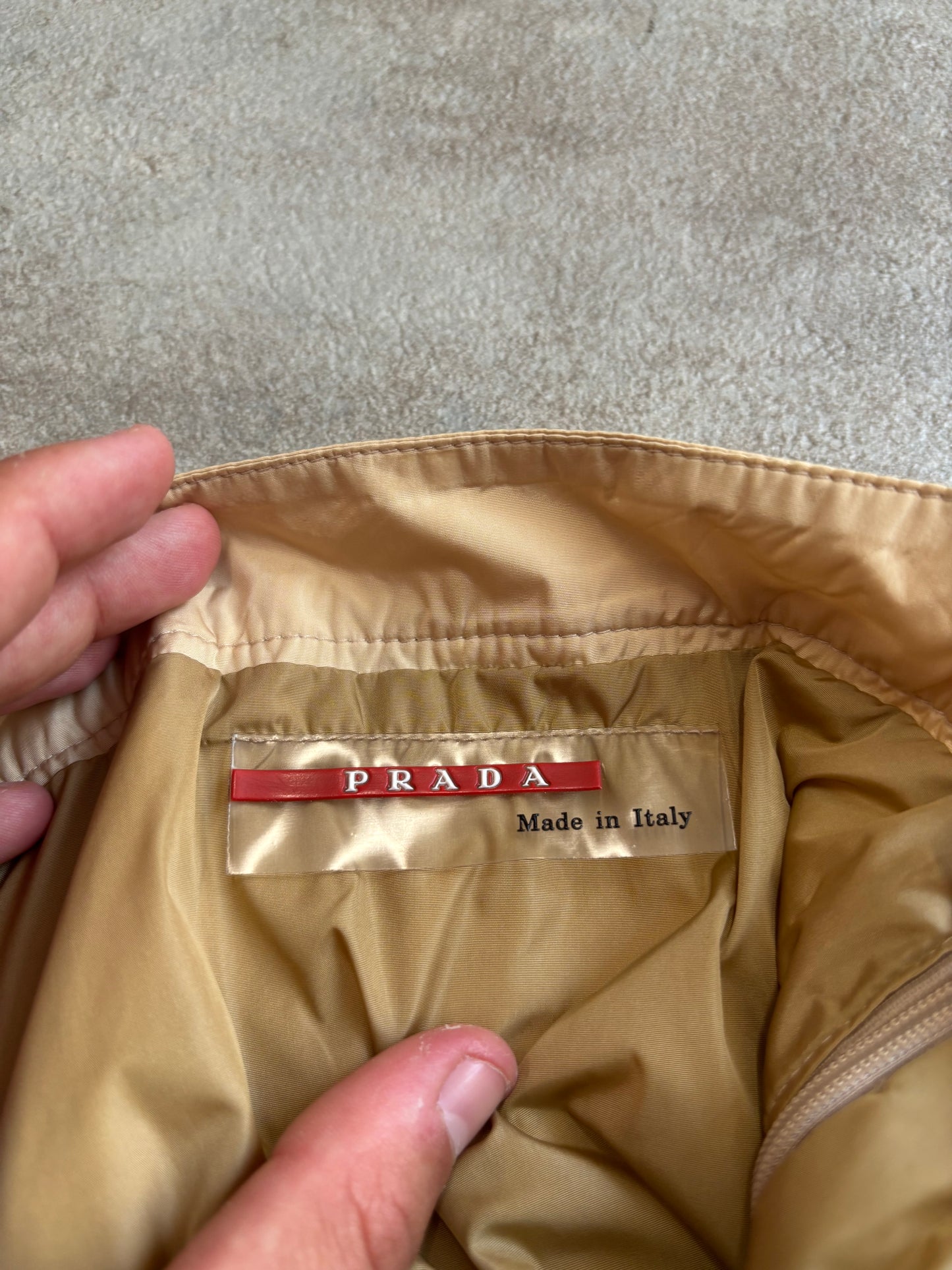 Falda Nylon Prada 00s Vintage - M