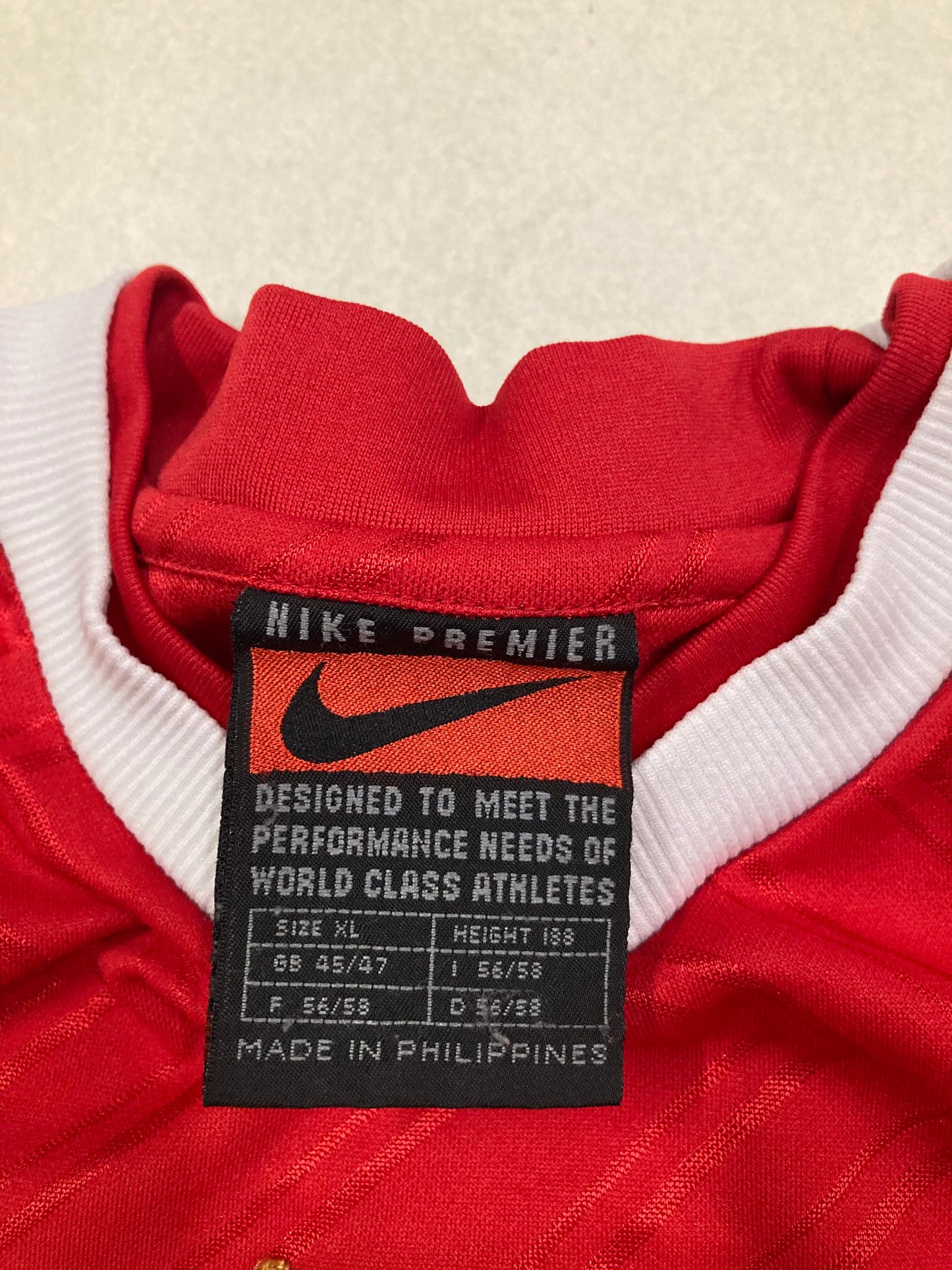 Camiseta Nike Premier Arsenal 1995 Vintage - XL