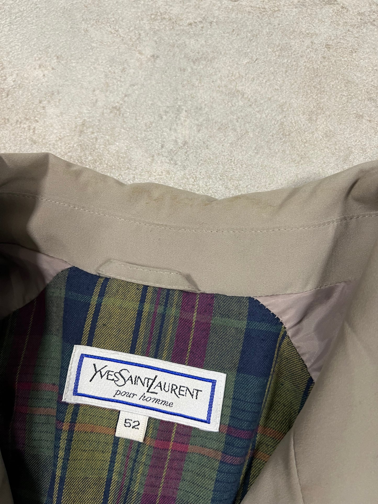 Gabardina Vintage Yves Saint Laurent 80’s - L