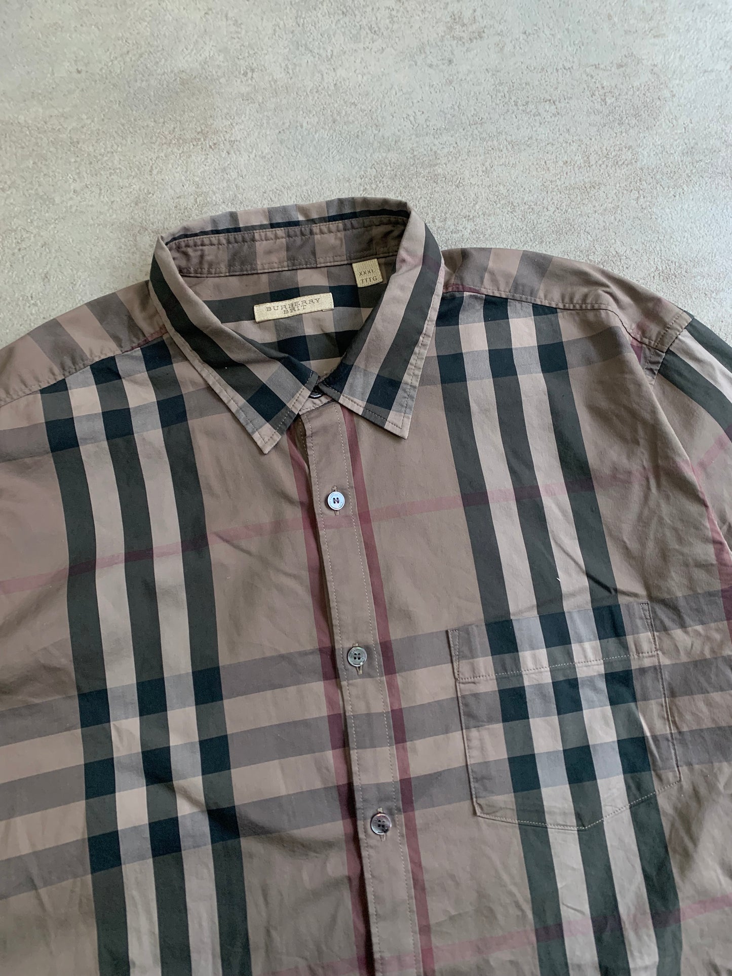 Camisa Vintage Burberry Nova Check 00’s - XL