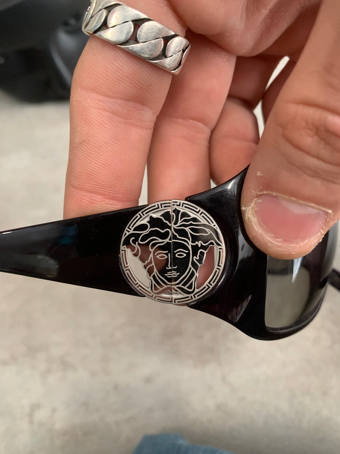 Gafas Sol Vintage Versace Big Logo 00’s